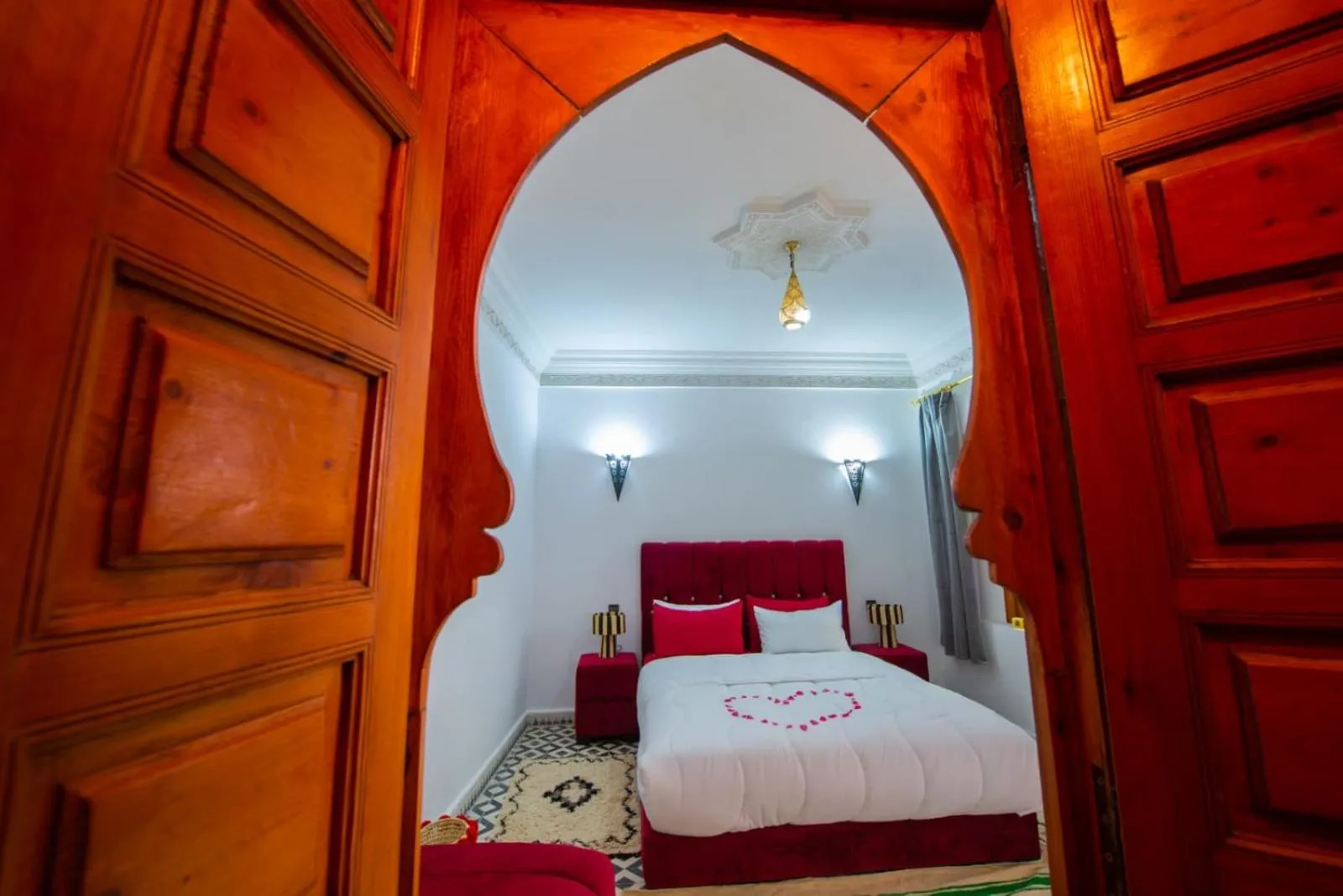 Bed in Riad Amely