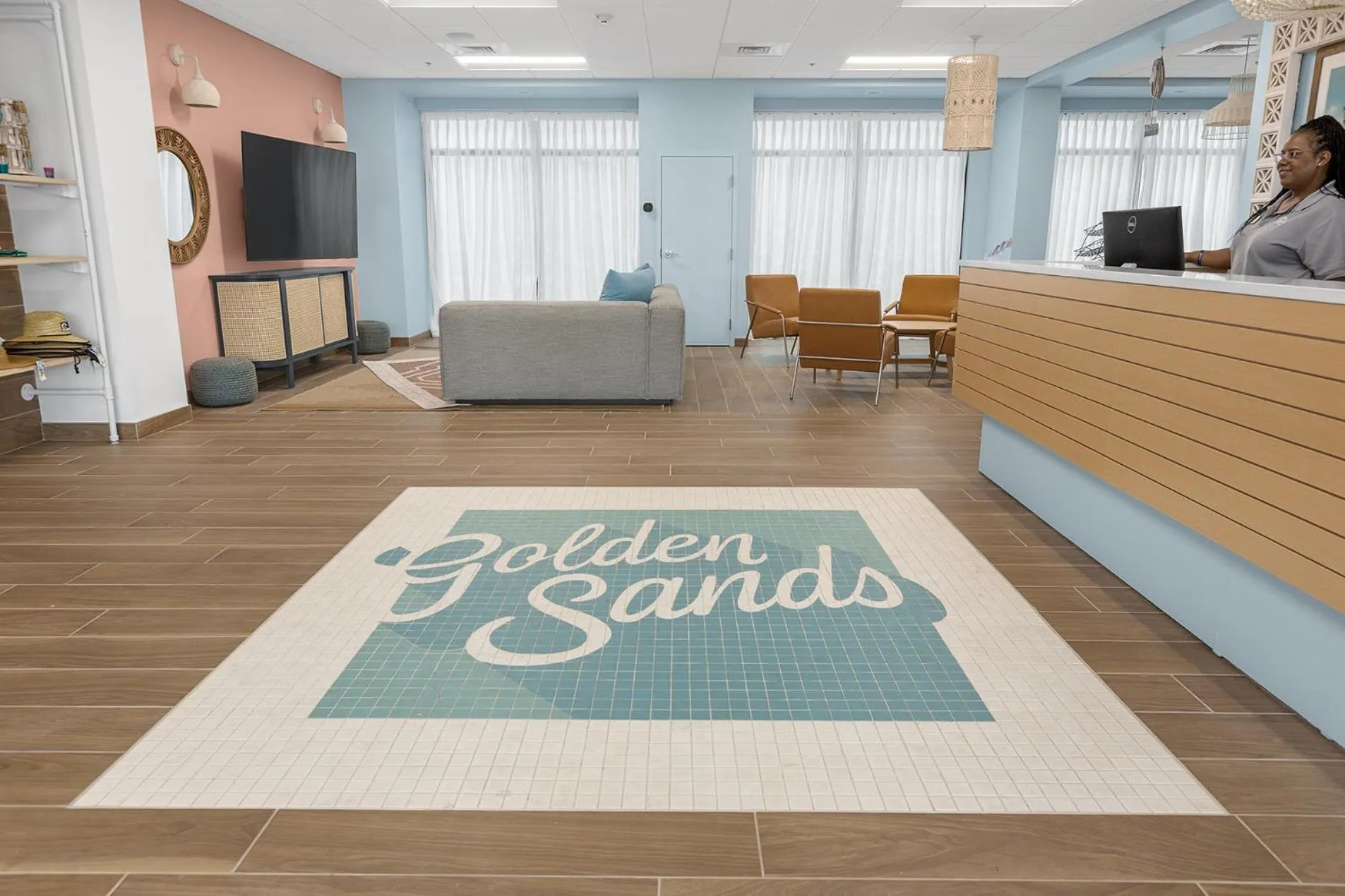 Lobby or reception in Golden Sands Carolina Beach Oceanfront, Tapestry by Hilton