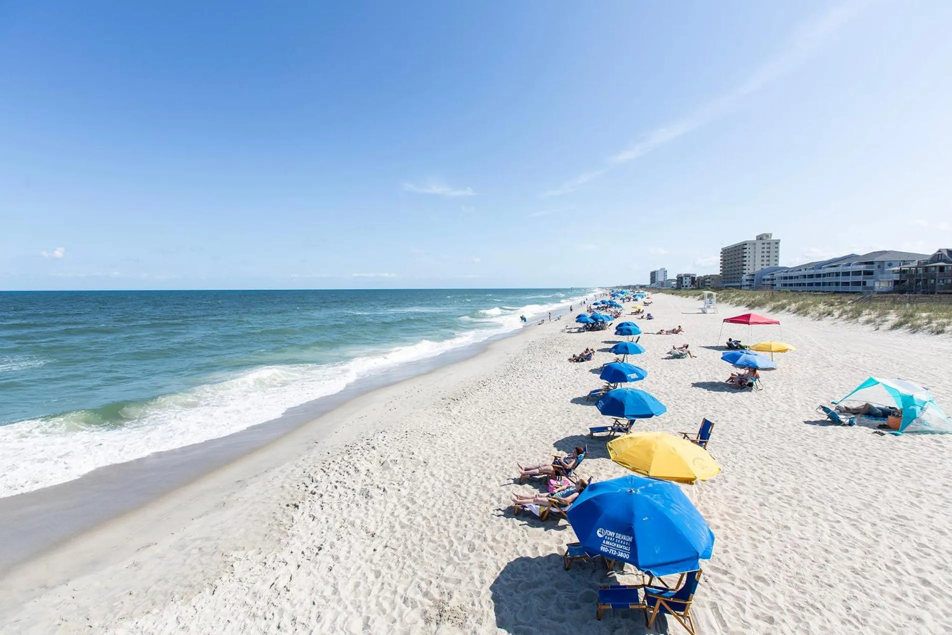 Bird's eye view in Golden Sands Carolina Beach Oceanfront, Tapestry by Hilton