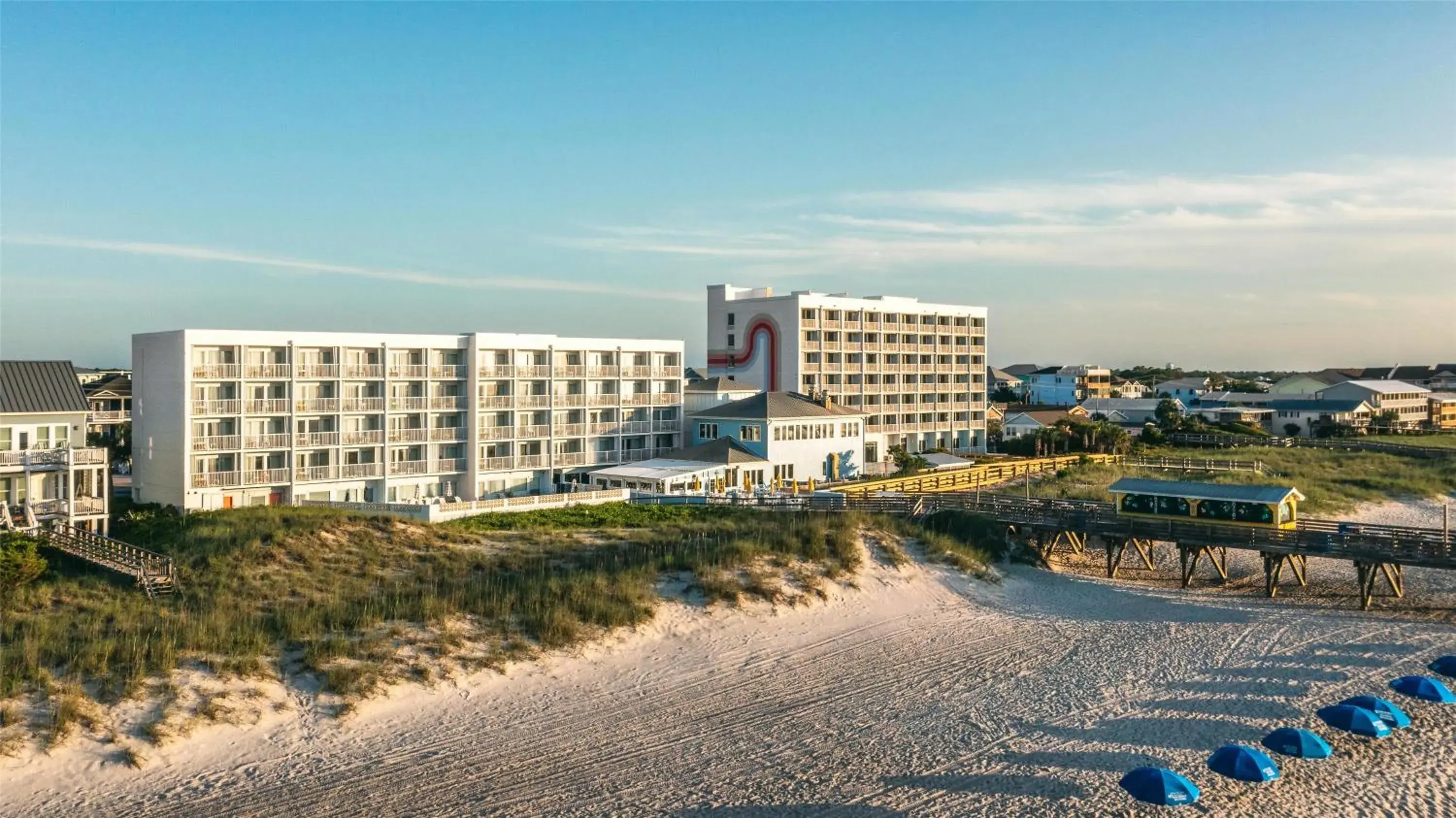 Property building in Golden Sands Carolina Beach Oceanfront, Tapestry by Hilton Property building in Golden Sands Carolina Beach Oceanfront, Tapestry by Hilton
