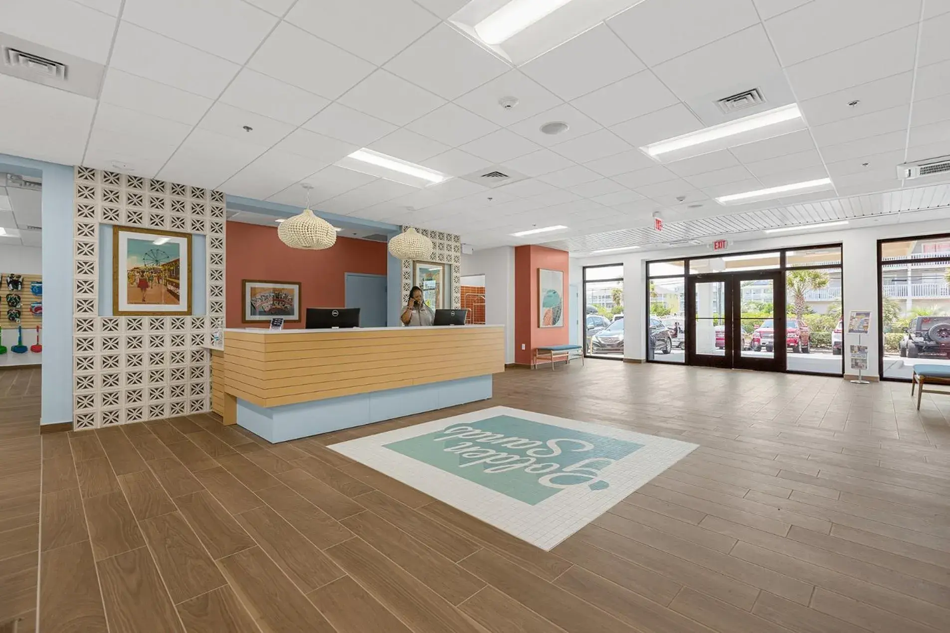 Lobby or reception in Golden Sands Carolina Beach Oceanfront, Tapestry by Hilton Lobby or reception in Golden Sands Carolina Beach Oceanfront, Tapestry by Hilton