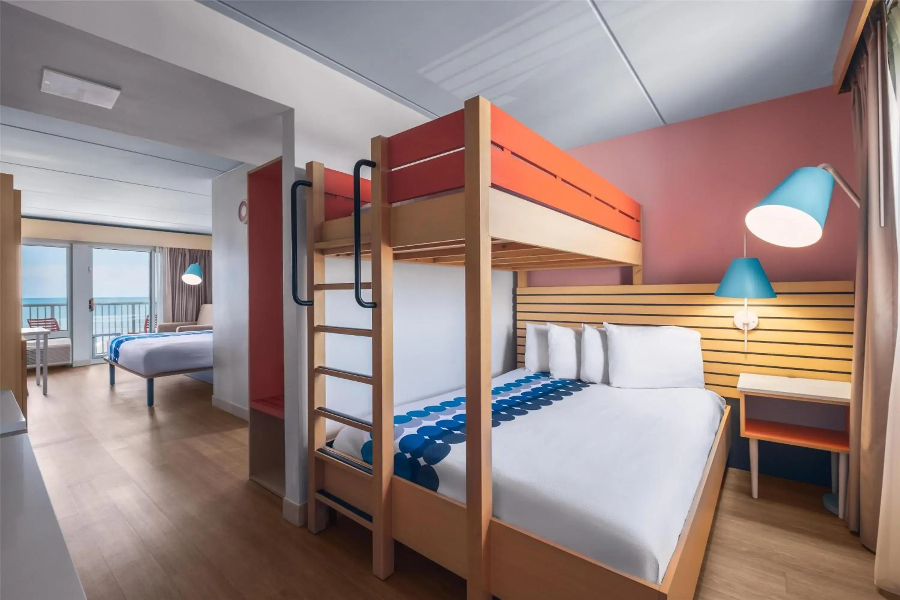 Bed in Golden Sands Carolina Beach Oceanfront, Tapestry by Hilton Bed in Golden Sands Carolina Beach Oceanfront, Tapestry by Hilton