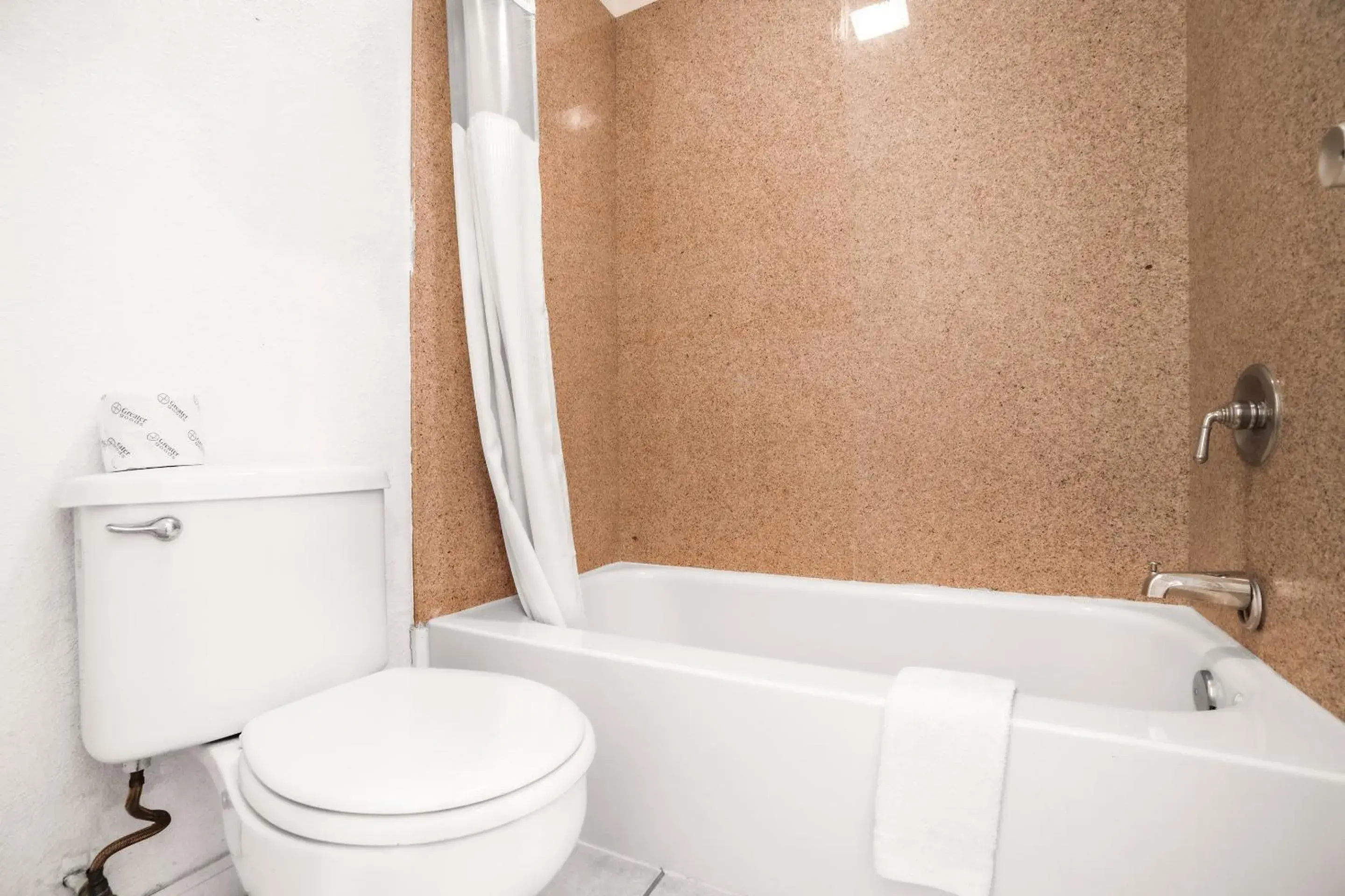 Bathroom in Budget Inn By OYO Corpus Christi Beach Bathroom in Budget Inn By OYO Corpus Christi Beach