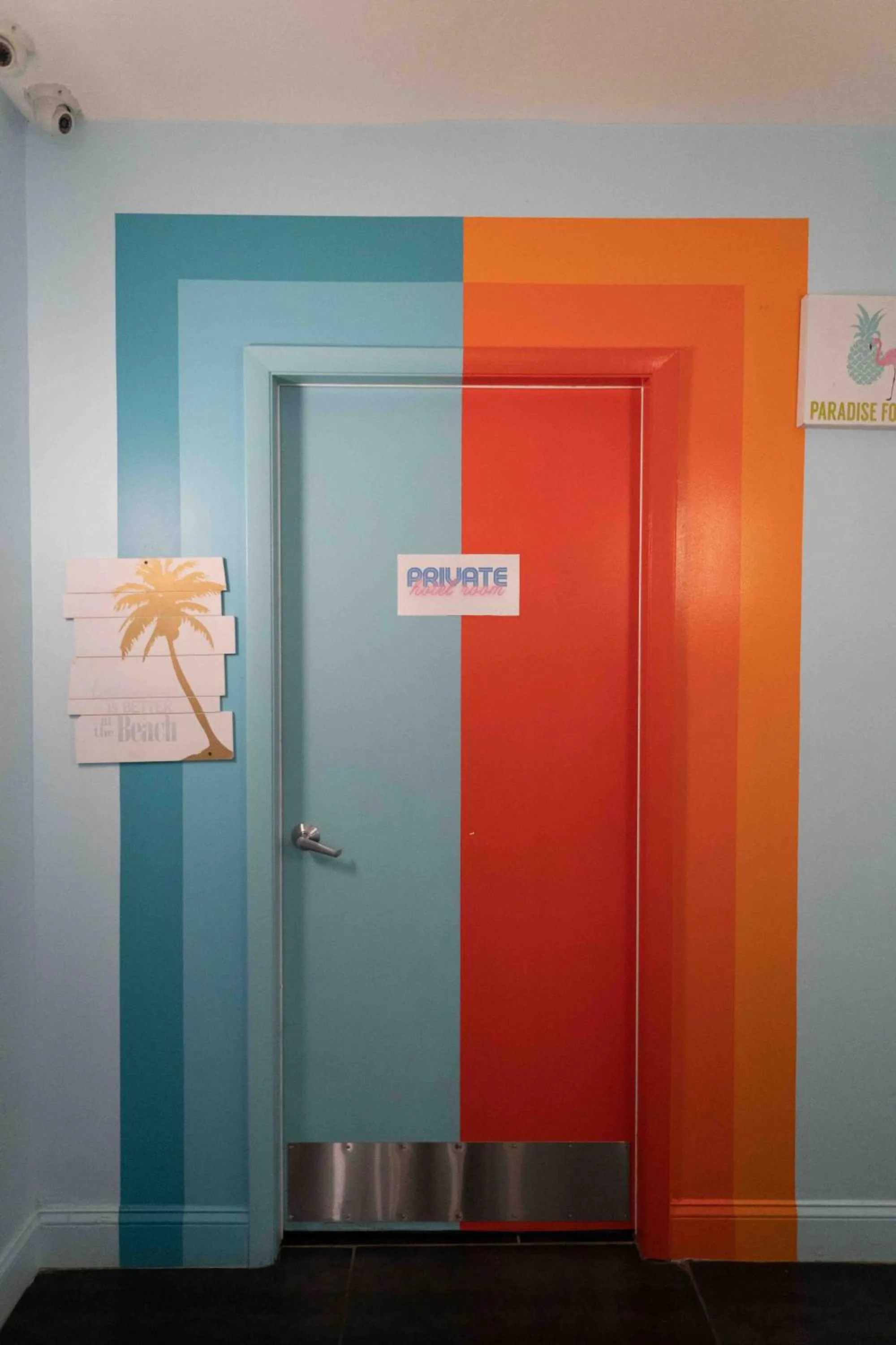 Decorative detail in Beds n' Drinks