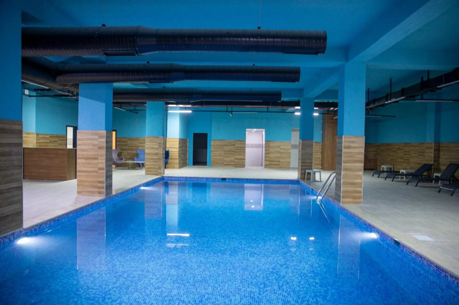 Swimming pool in Blue Vista Houses & Spa