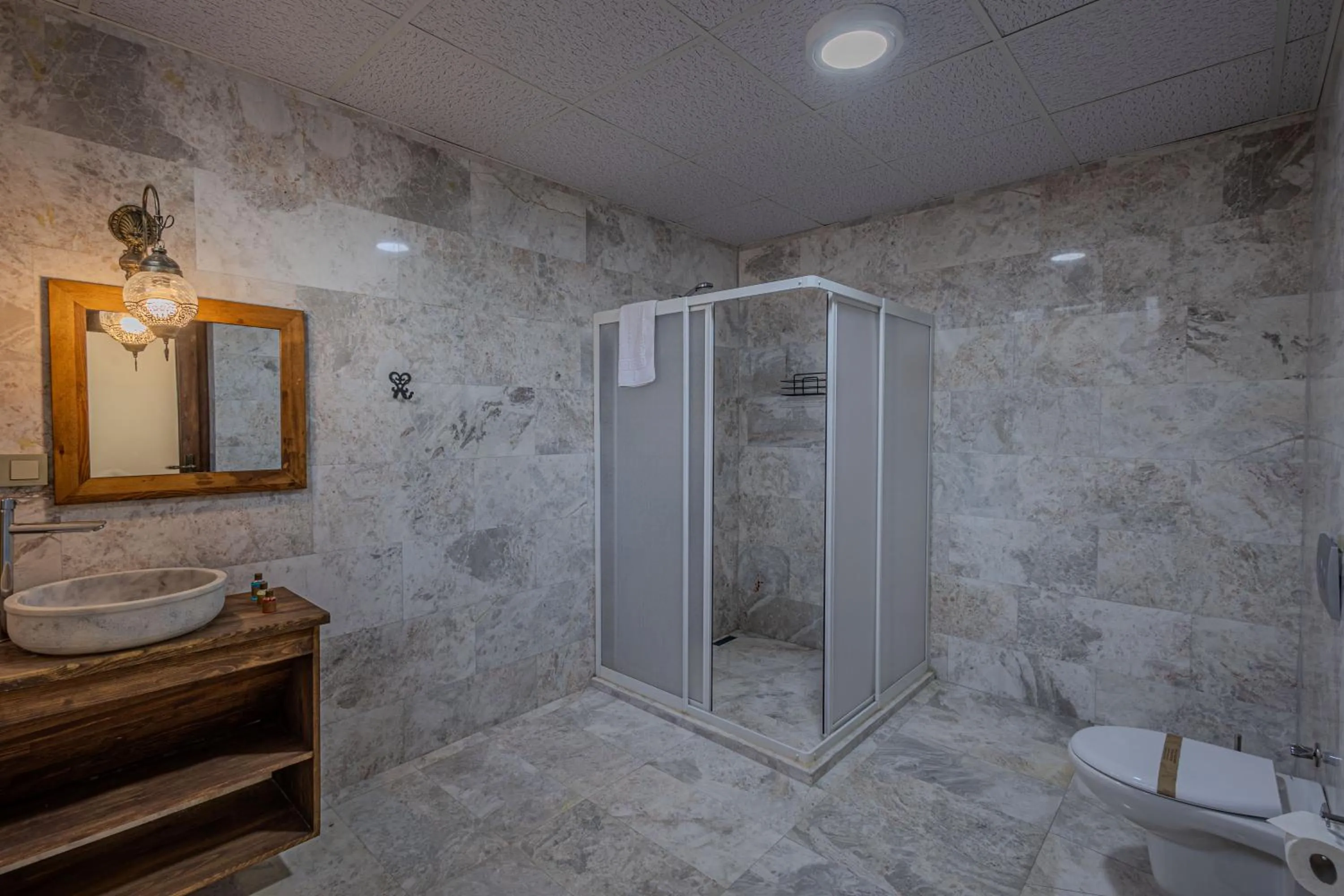 Shower in Cordial Cappadocia Hotel