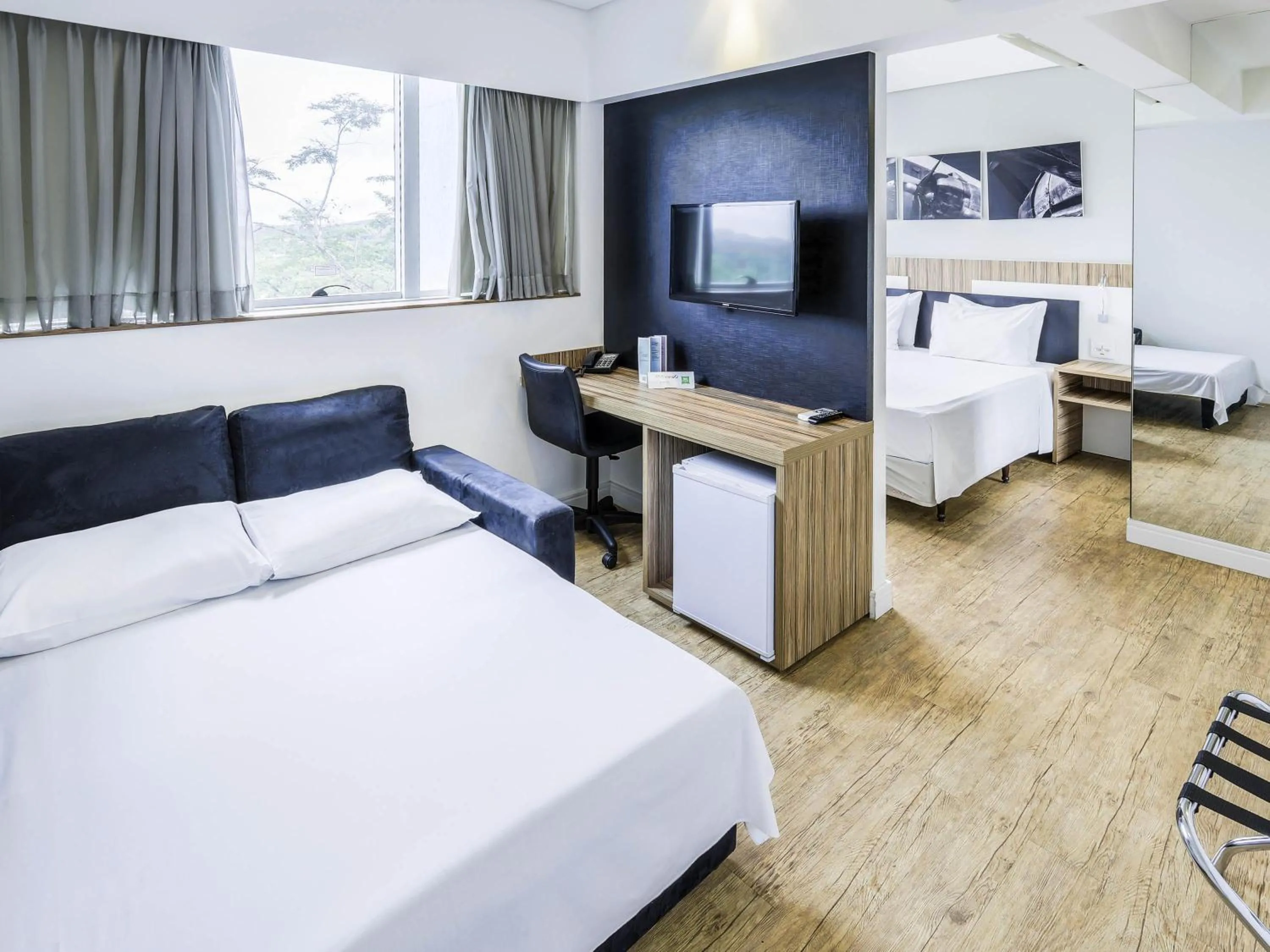 Bedroom, Bed in ibis Styles Confins Aeroporto