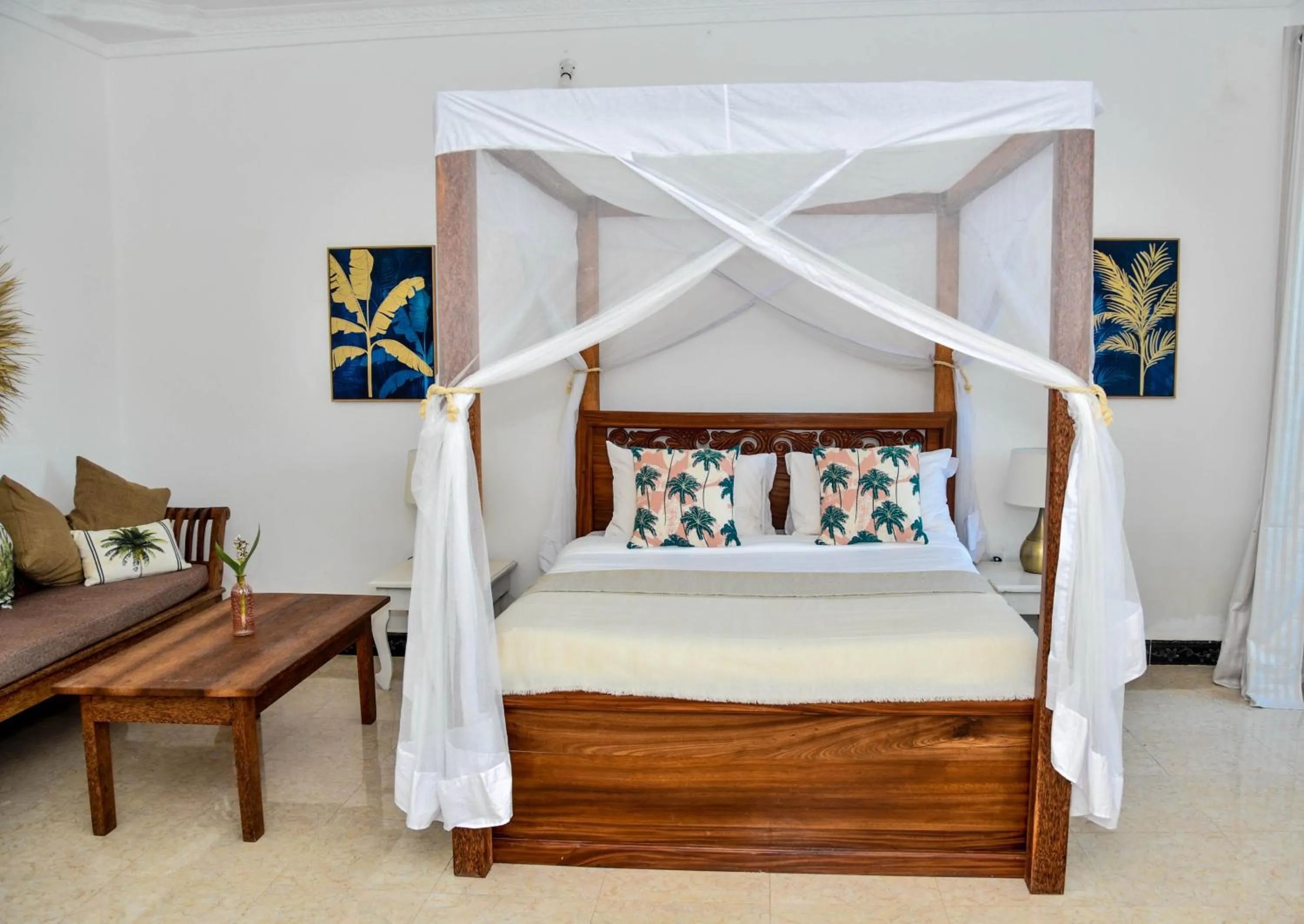 Bedroom, Bed in Coral Bay Zanzibar