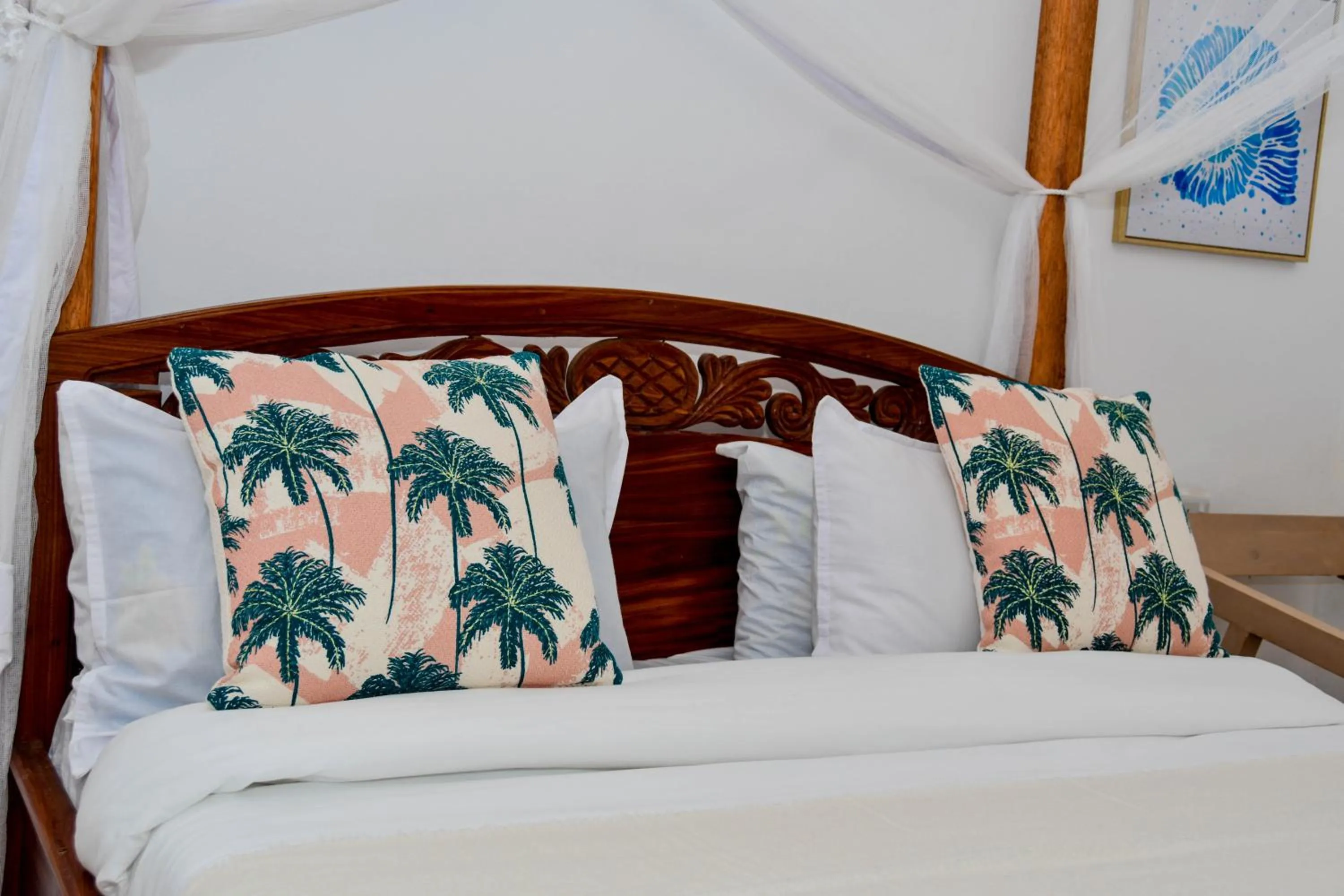 Bed in Coral Bay Zanzibar