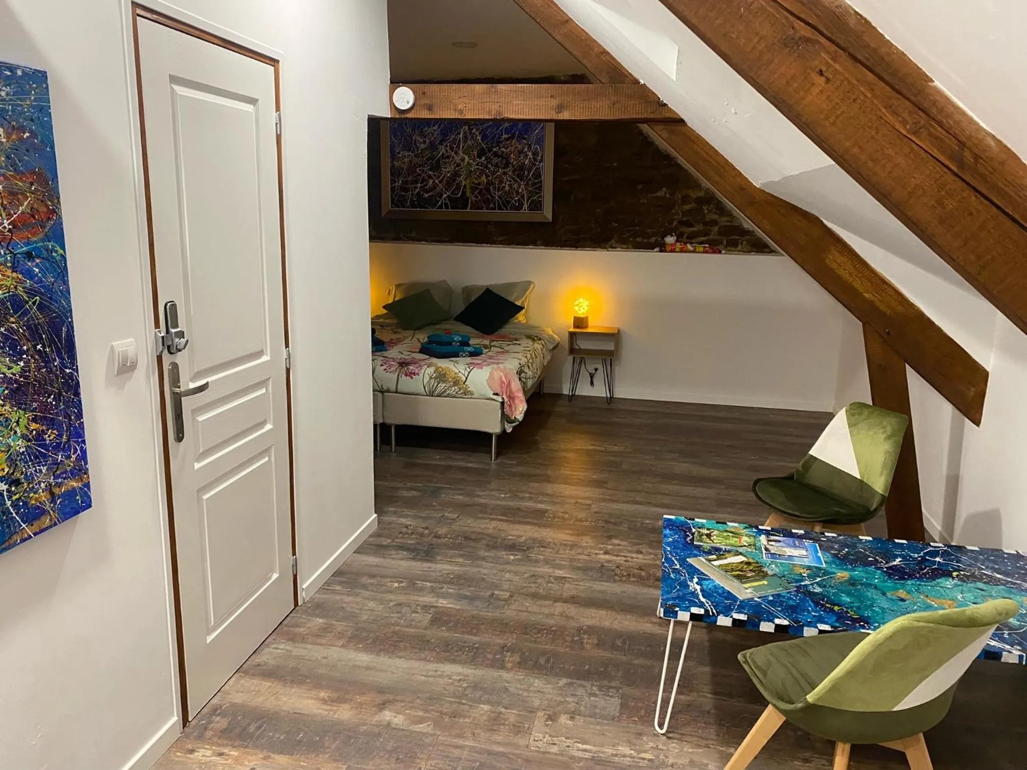 Seating area in BnB Maison d'Art