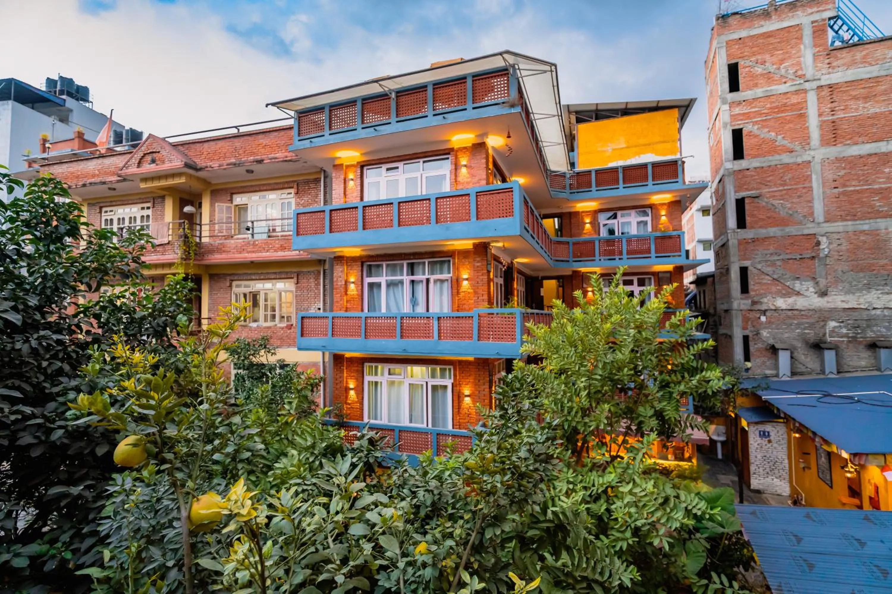 Property building in Kwabahal Boutique Hostel