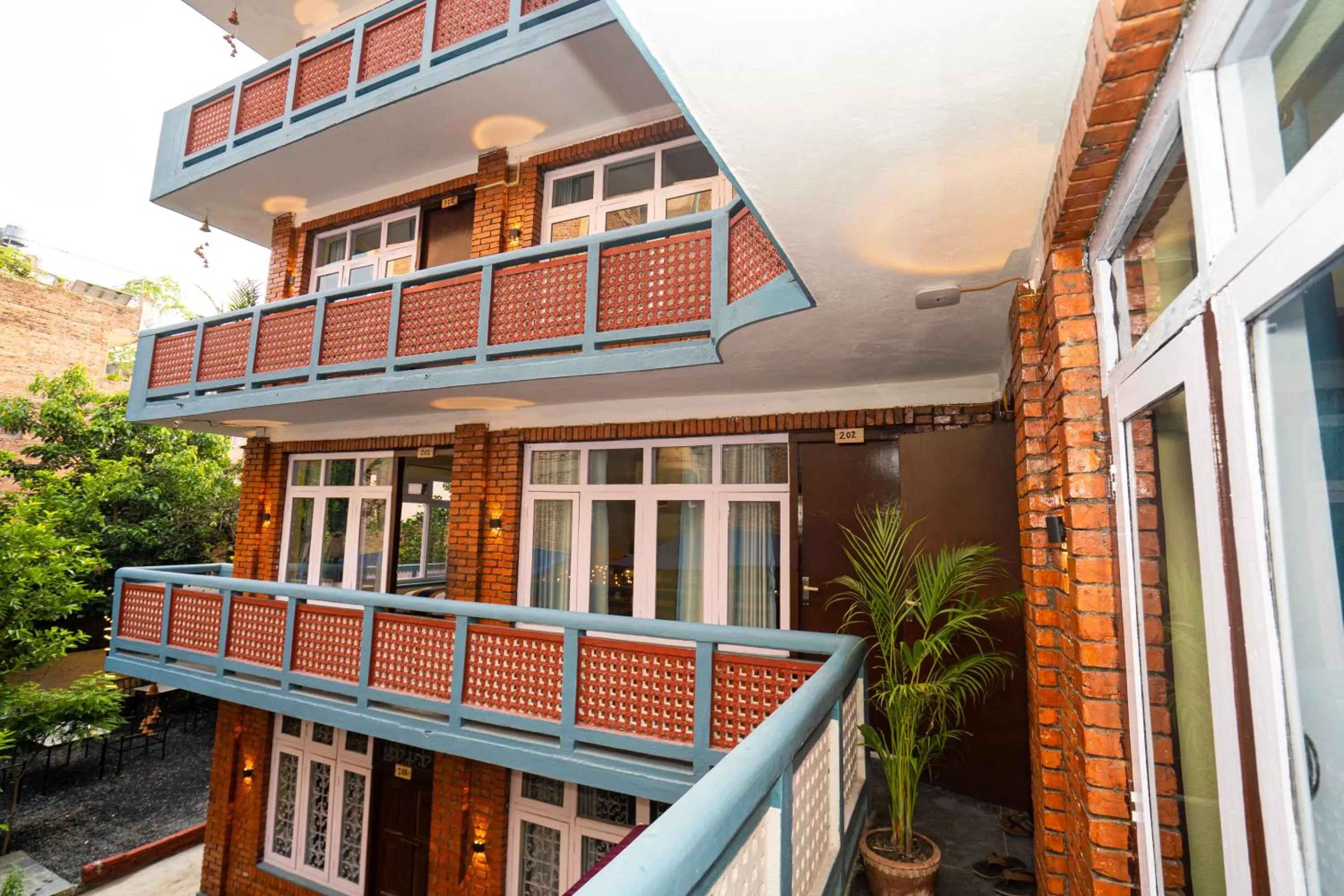 Property building in Kwabahal Boutique Hostel