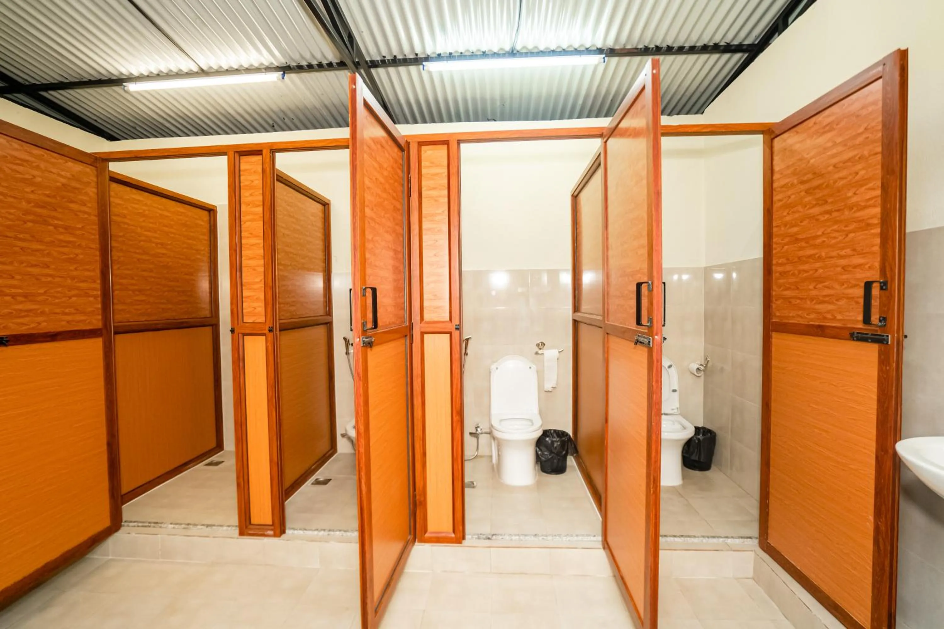 Shower in Kwabahal Boutique Hostel