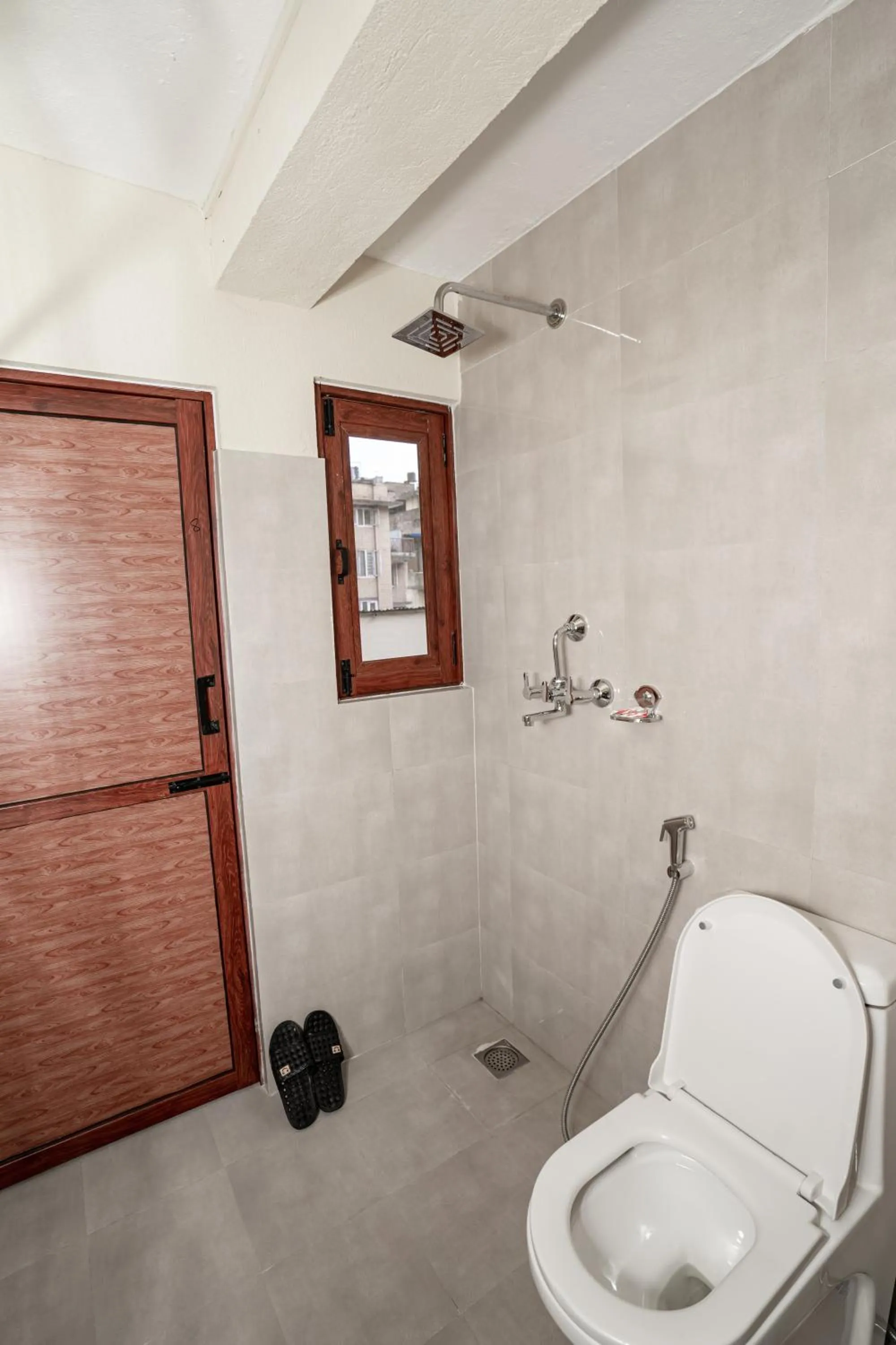 Shower in Kwabahal Boutique Hostel