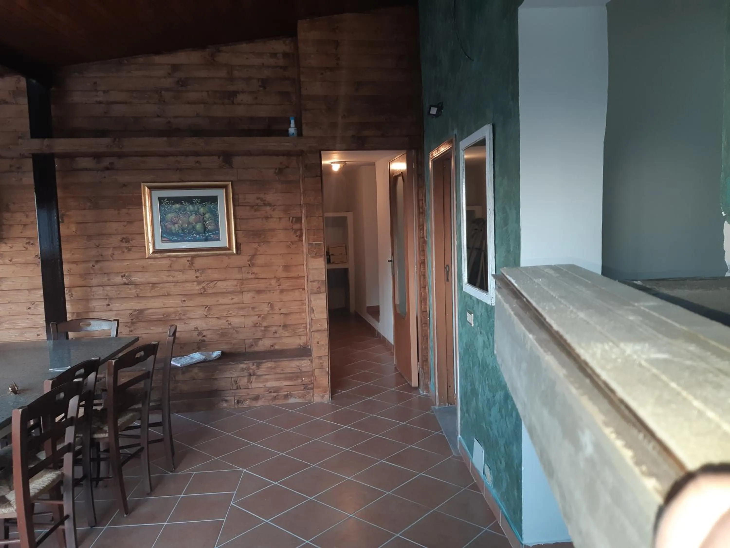 Seating area in casa Mary Corbara