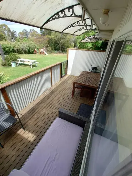 Balcony/Terrace in Top of the Lake Holiday Units Balcony/Terrace in Top of the Lake Holiday Units