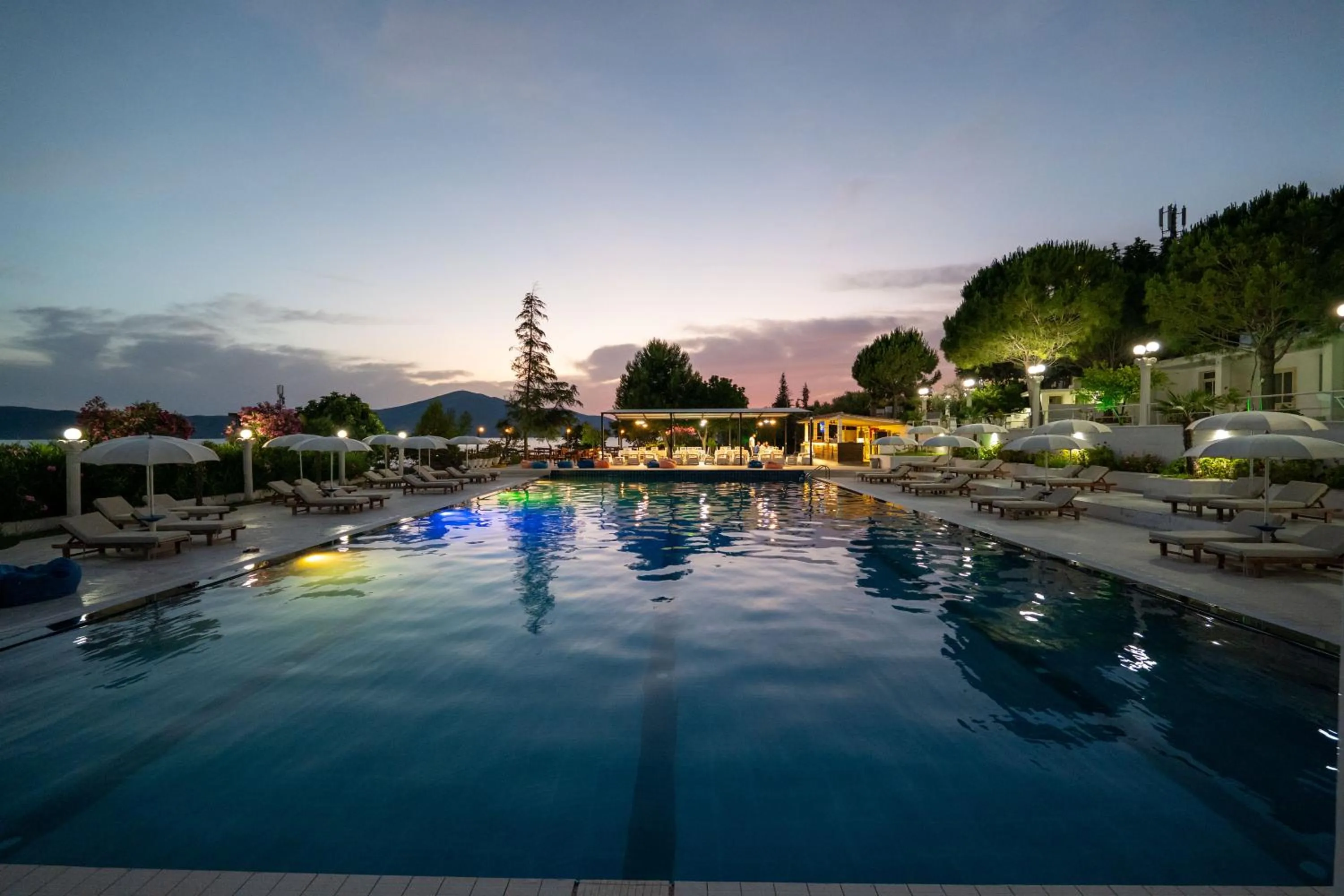 Pool view in Edva Resort