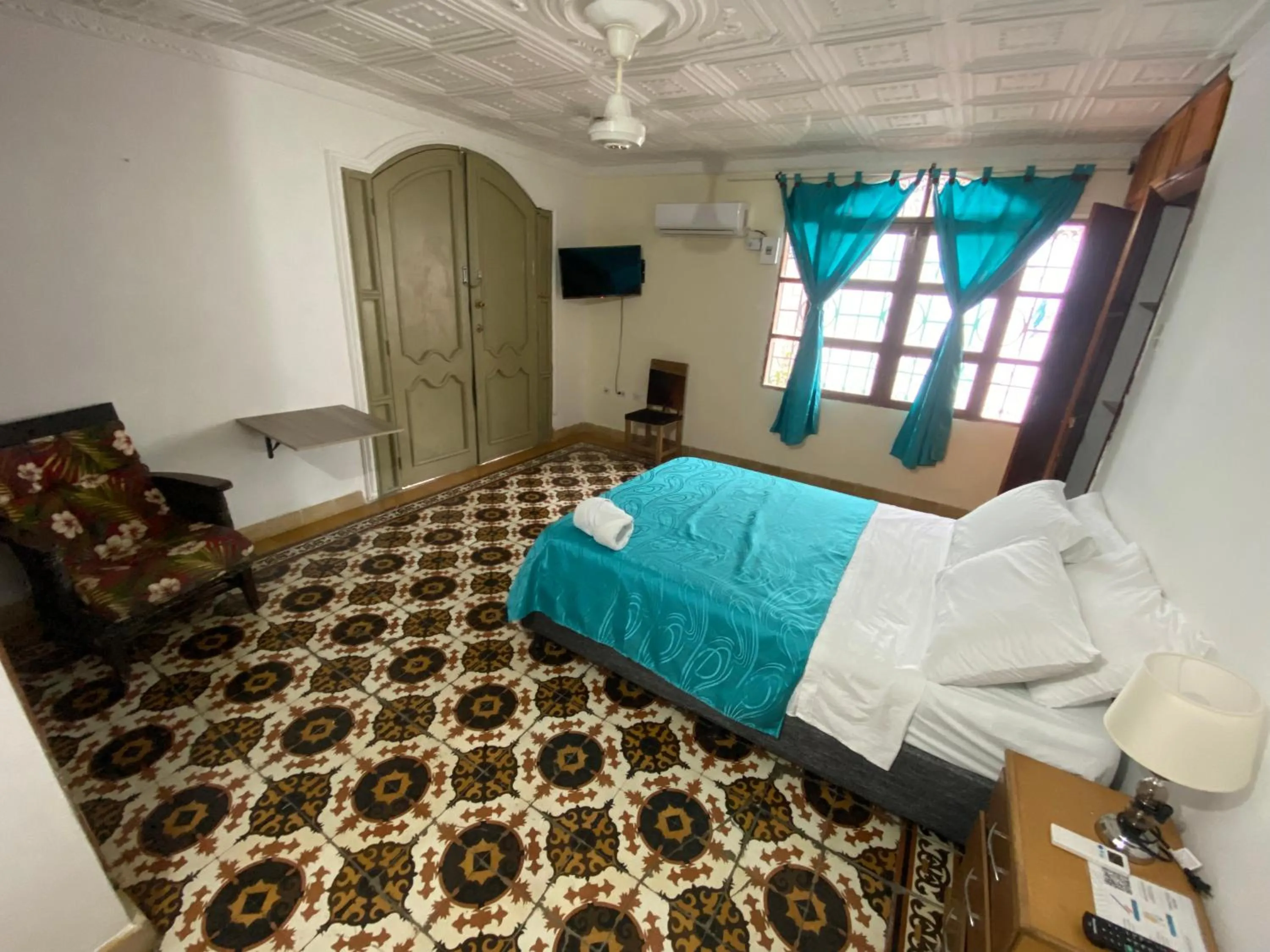 Bed in Casa Bahía Colonial - Cartagena