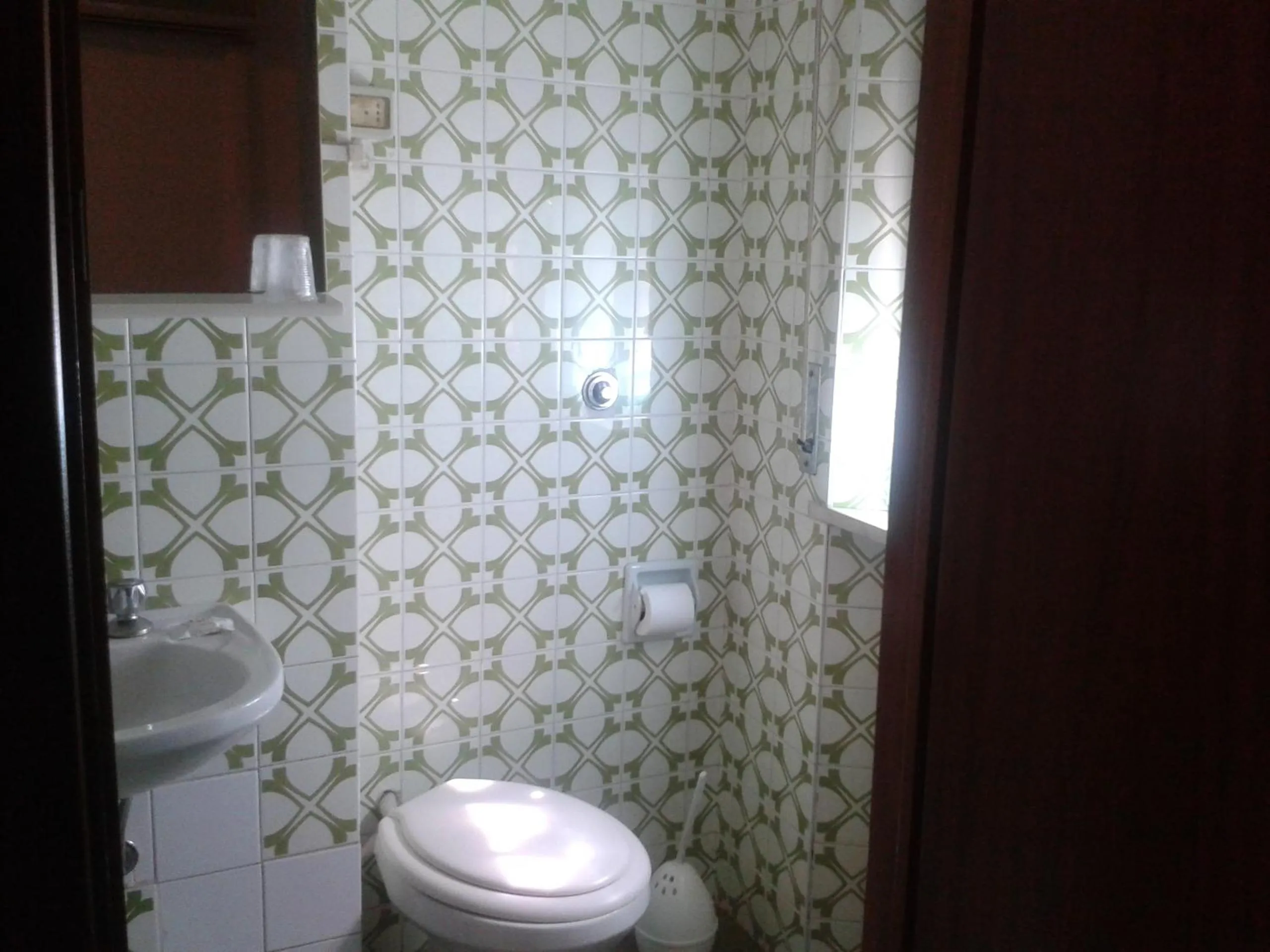 Bathroom in Albergo Tenda Verde