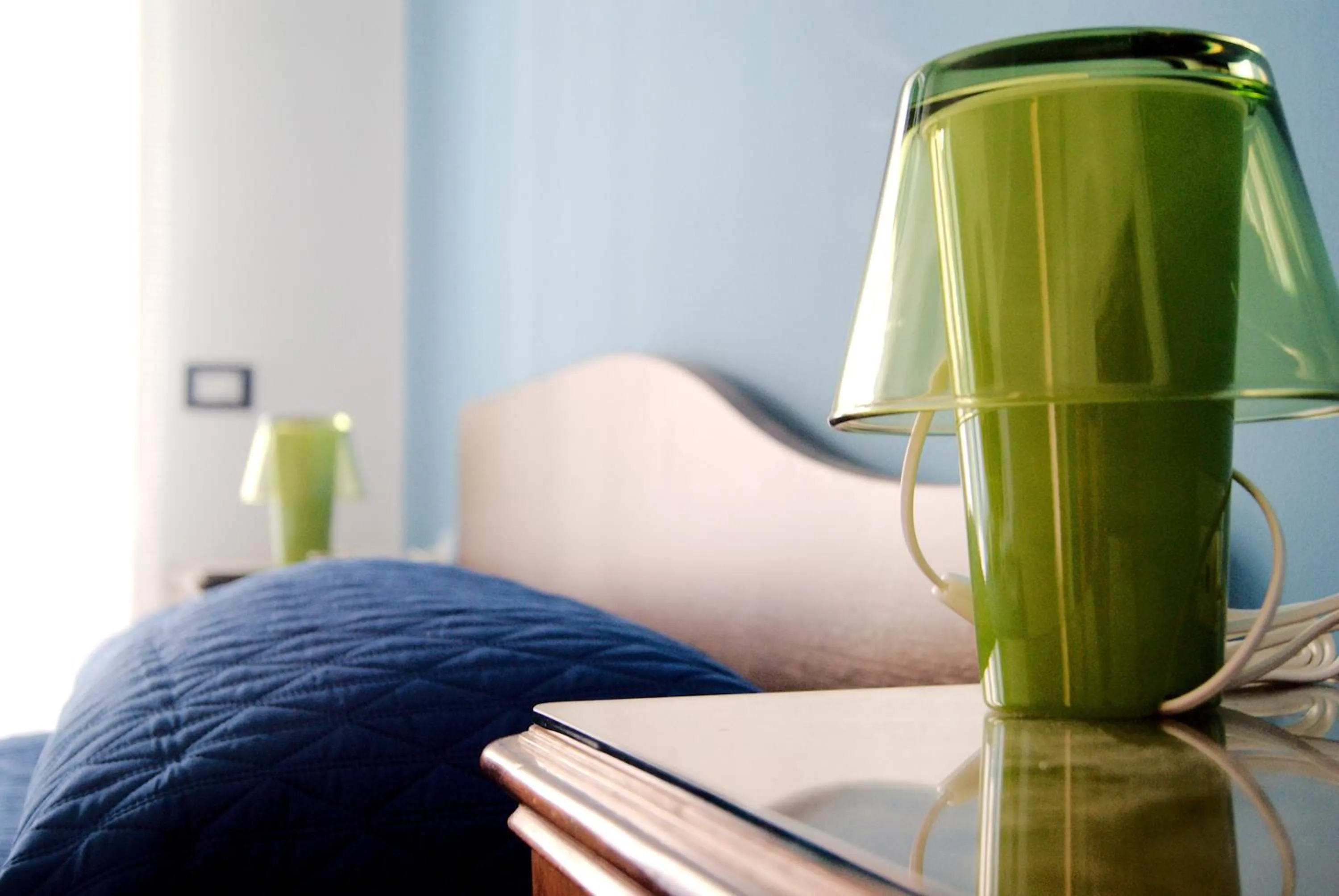 Decorative detail, Bed in B&B Bibliotechina