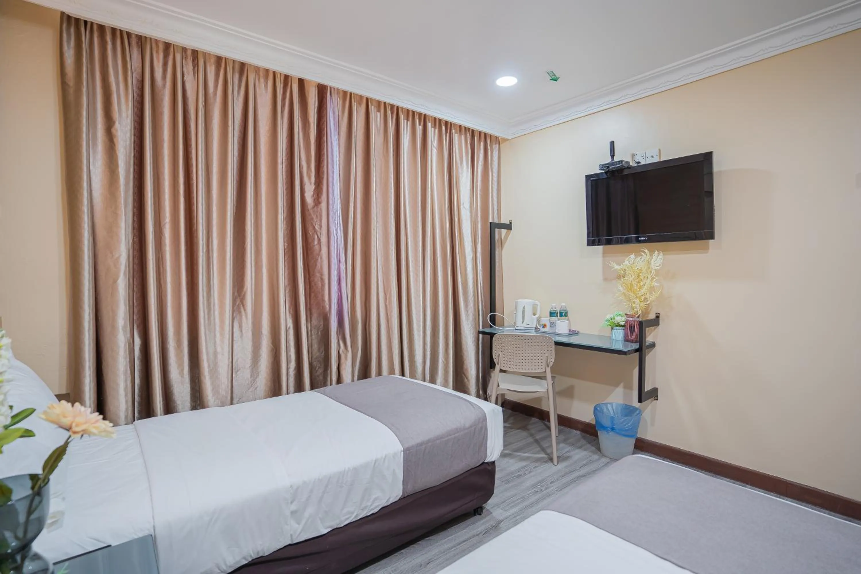 Bed in Hotel 28 Titiwangsa