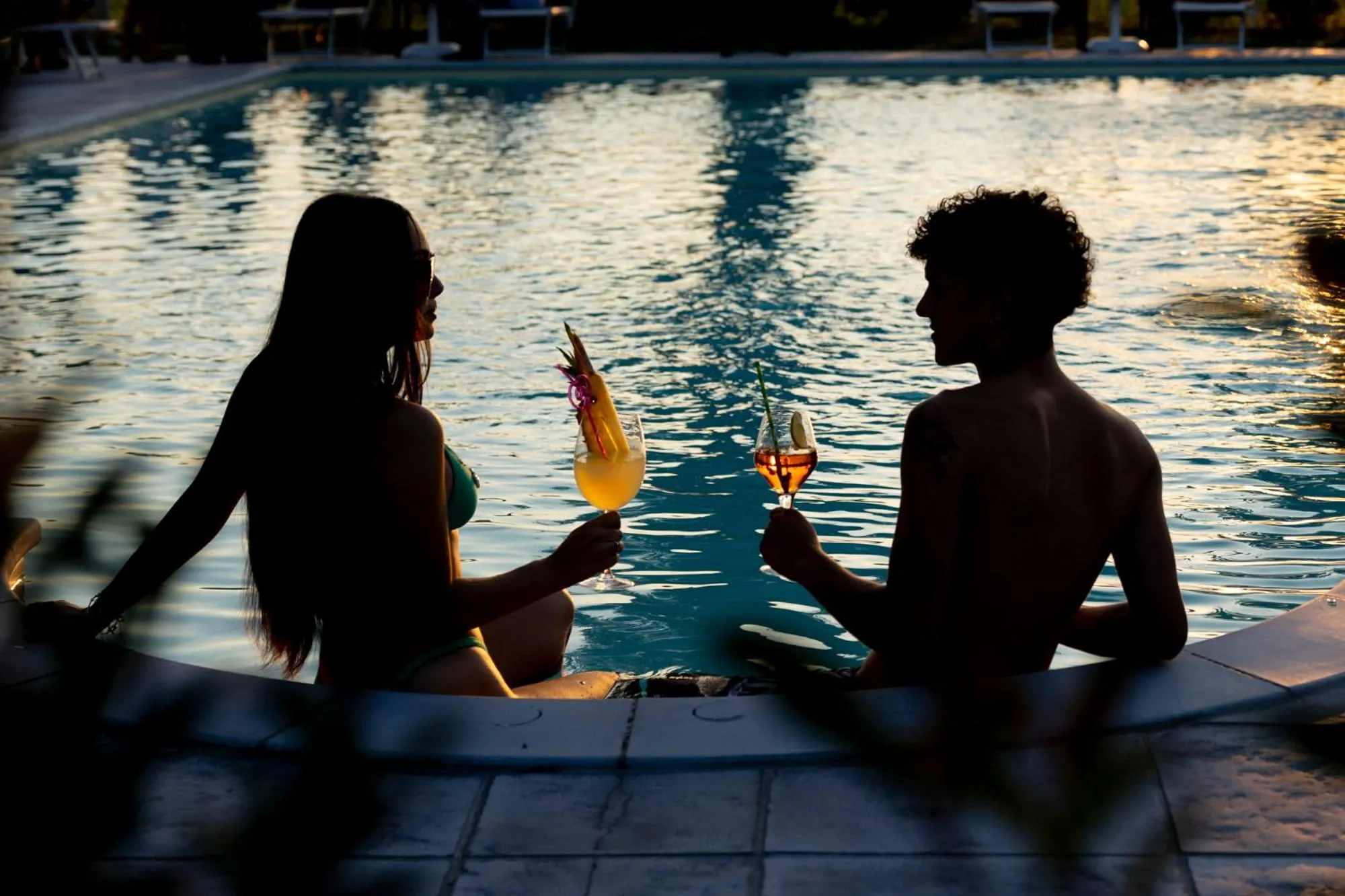 Swimming pool in La Corte San Lorenzo