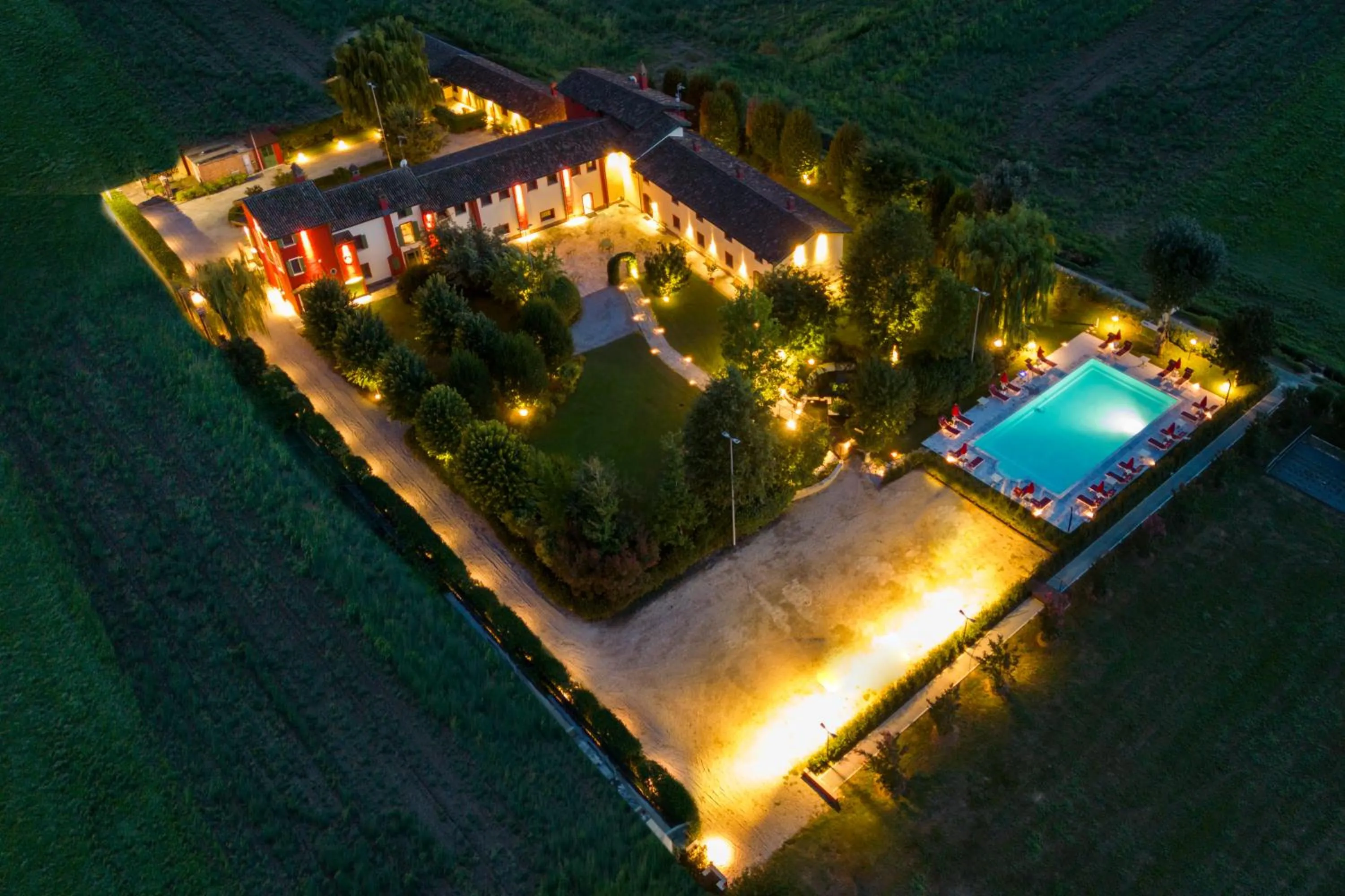 Bird's eye view in La Corte San Lorenzo