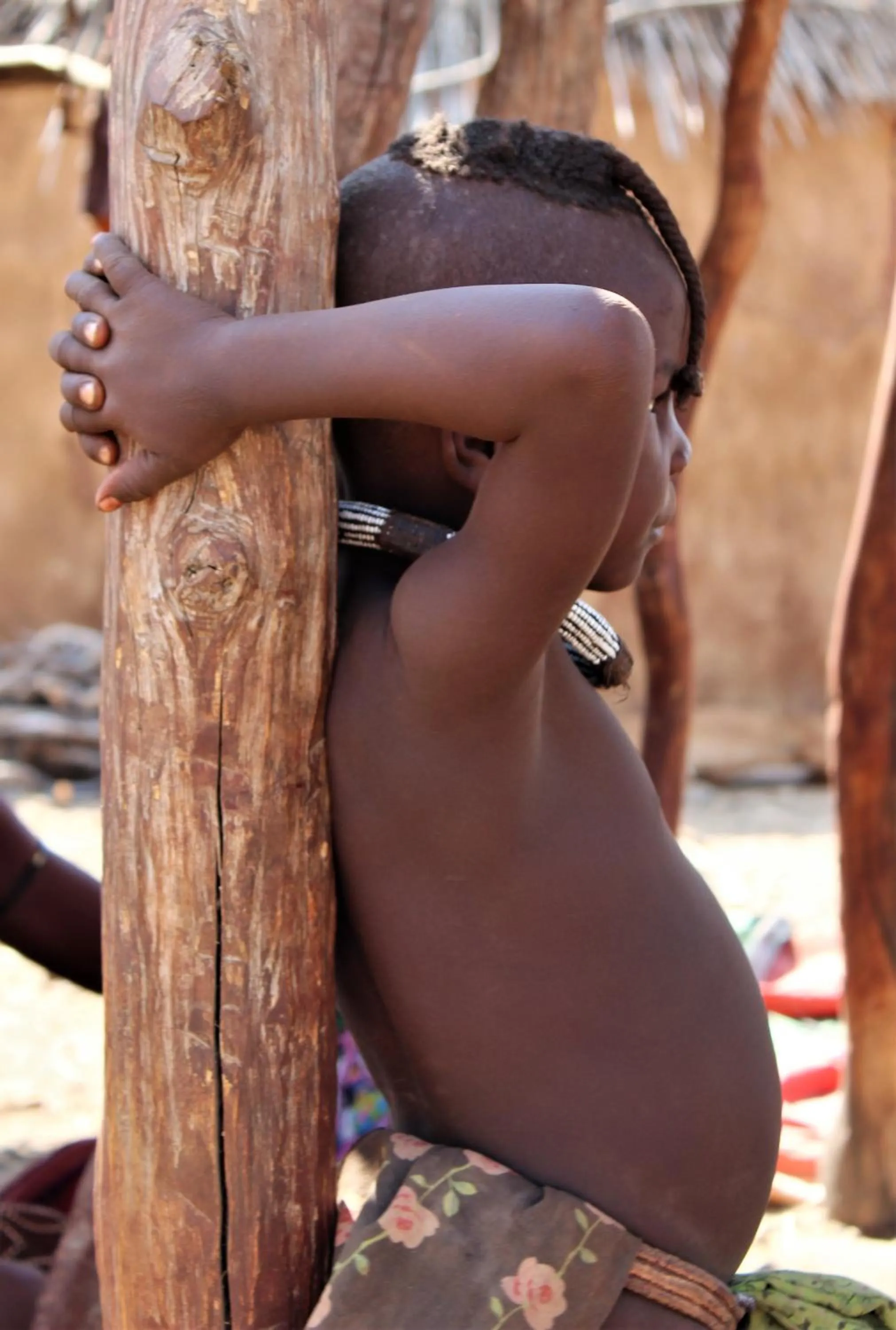 People in Opuwo Country Lodge