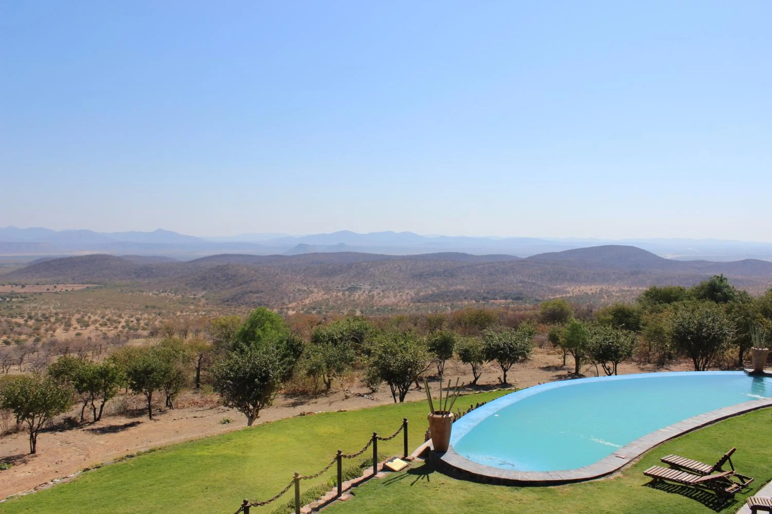 Swimming pool in Opuwo Country Lodge
