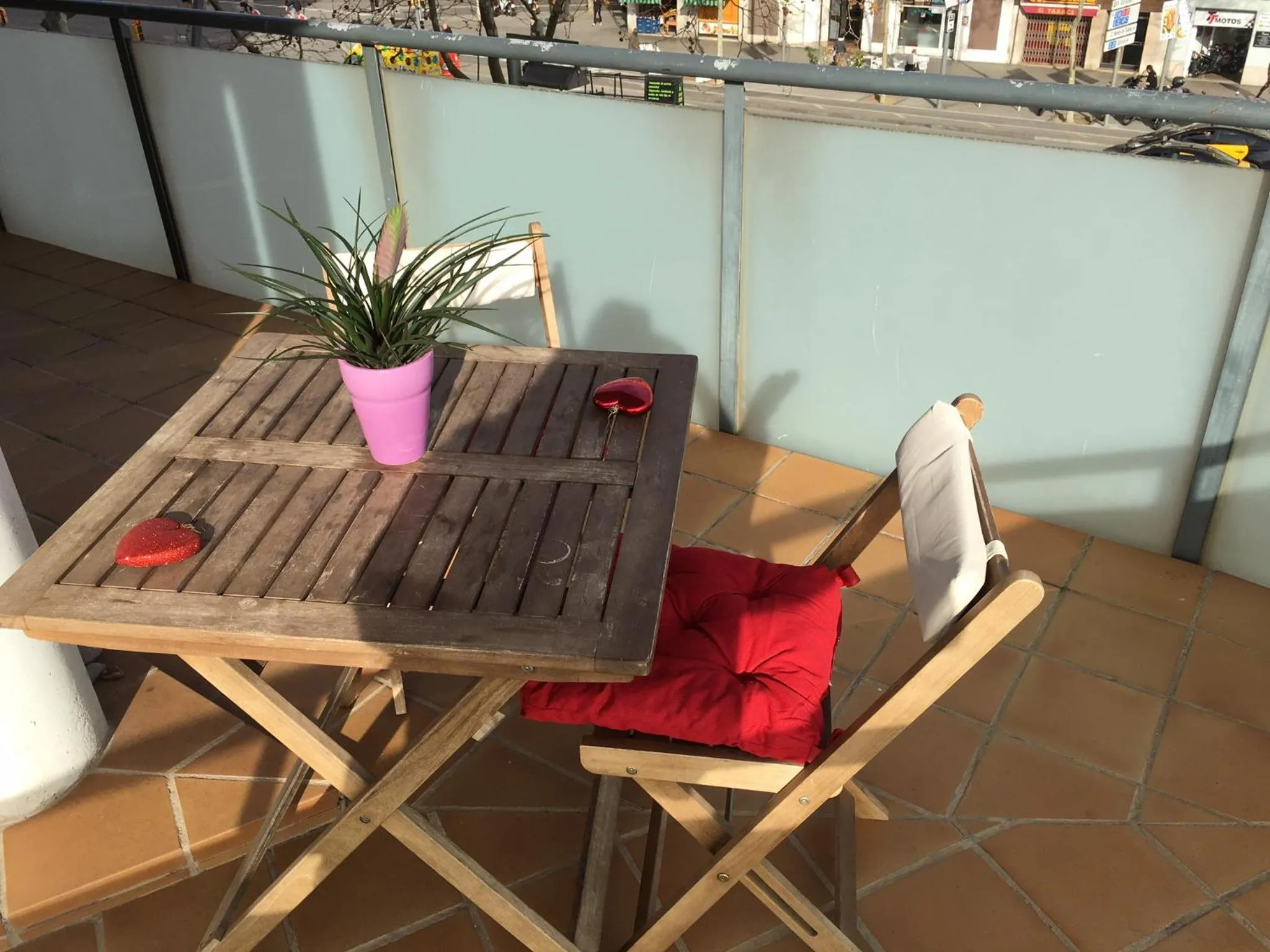 Balcony/Terrace in New & Sunny Apartment