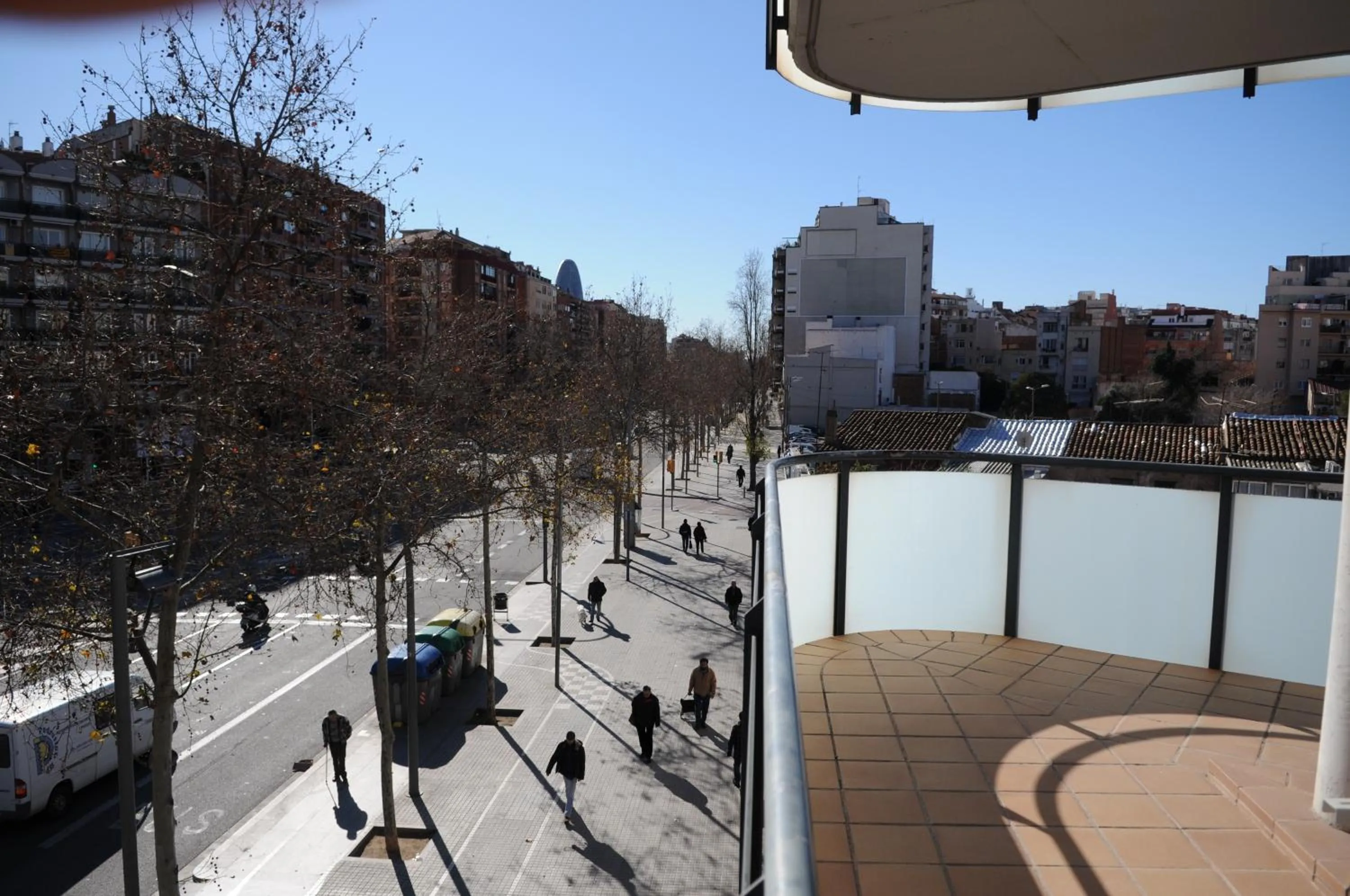 Balcony/Terrace in New & Sunny Apartment