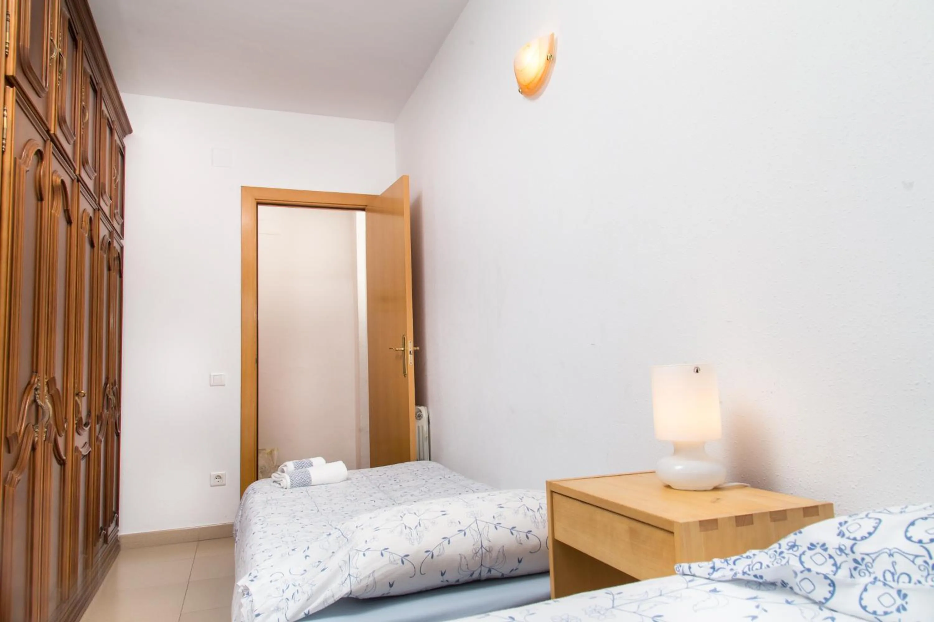 Bed in New & Sunny Apartment
