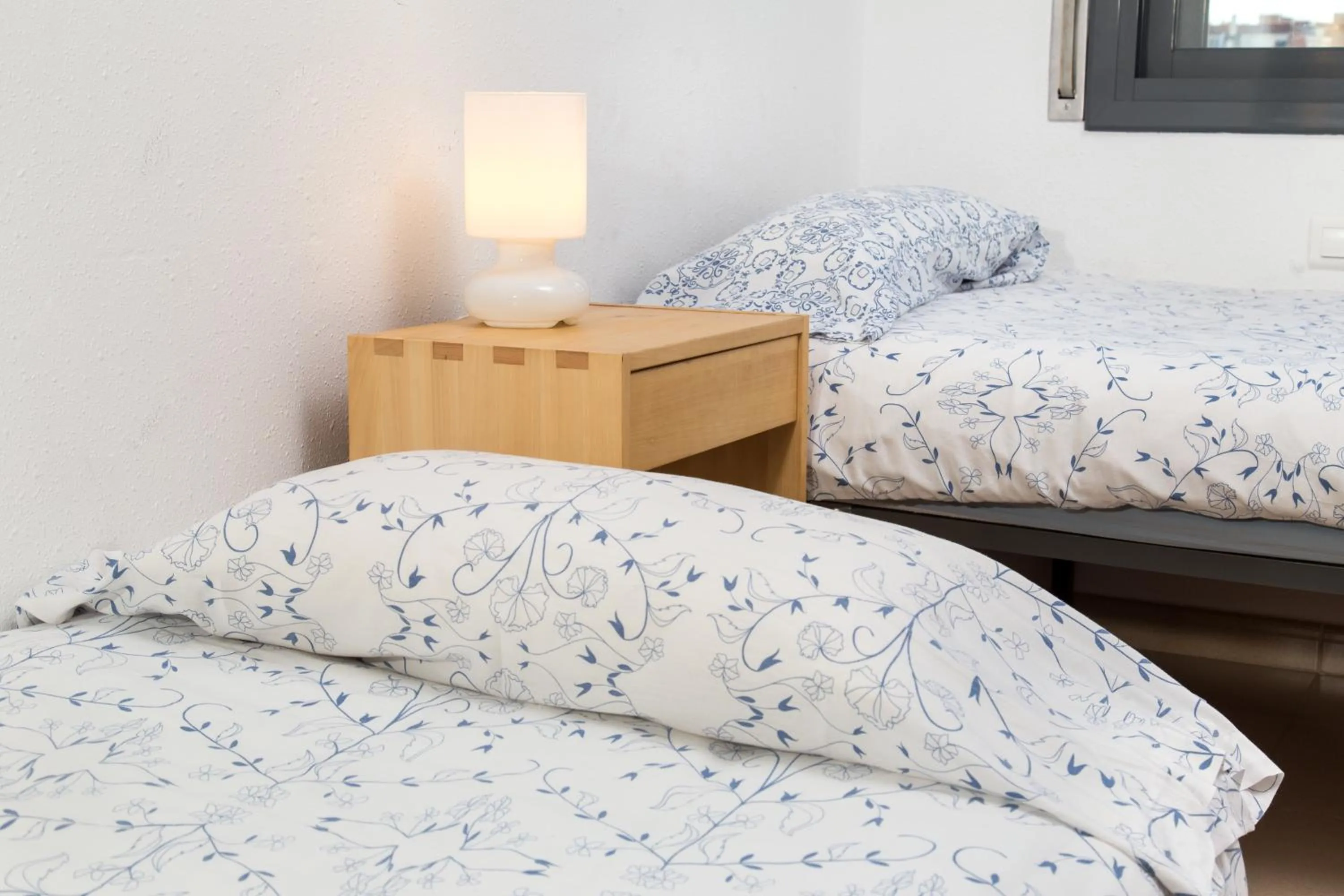 Bed in New & Sunny Apartment