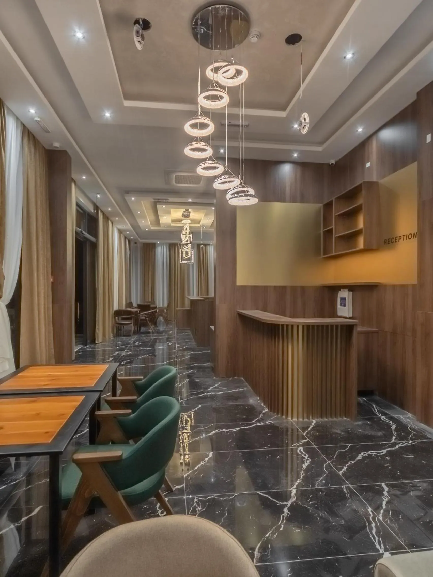 Seating area in Hotel Diman