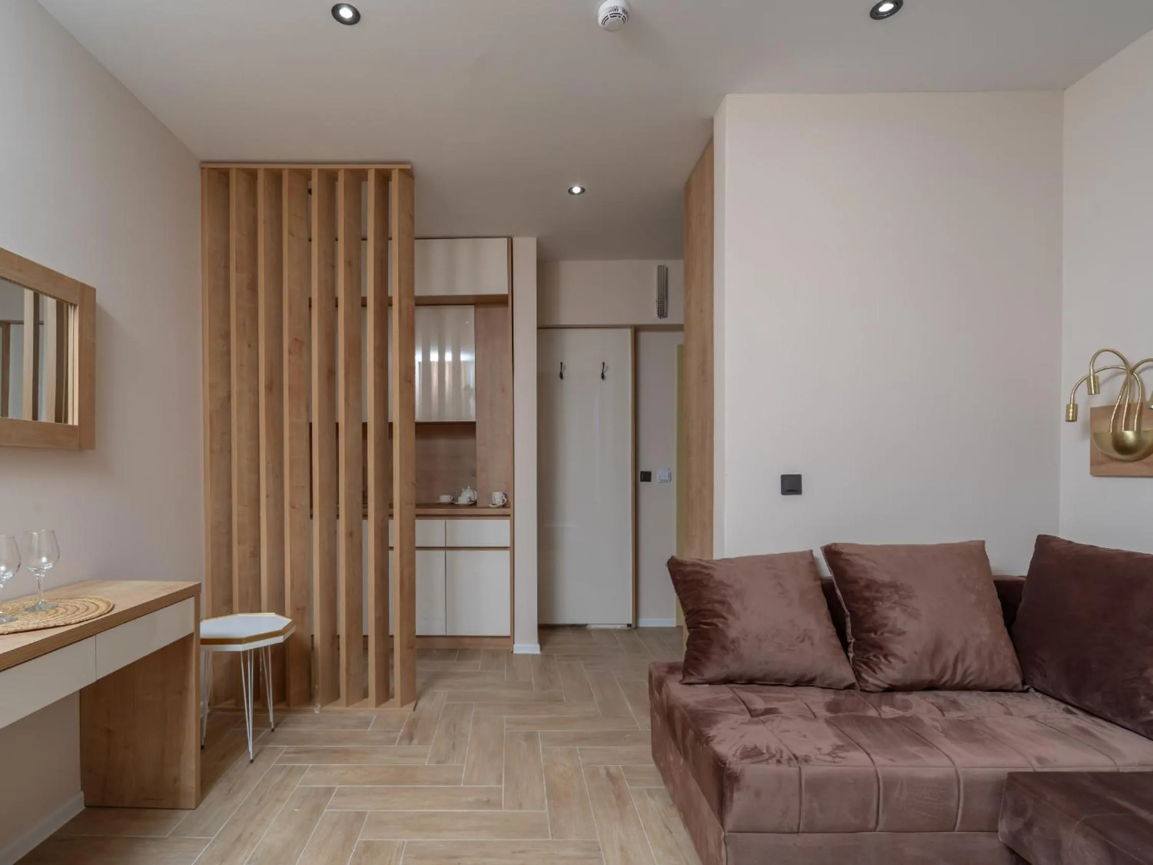 Kitchen or kitchenette in Hotel Diman