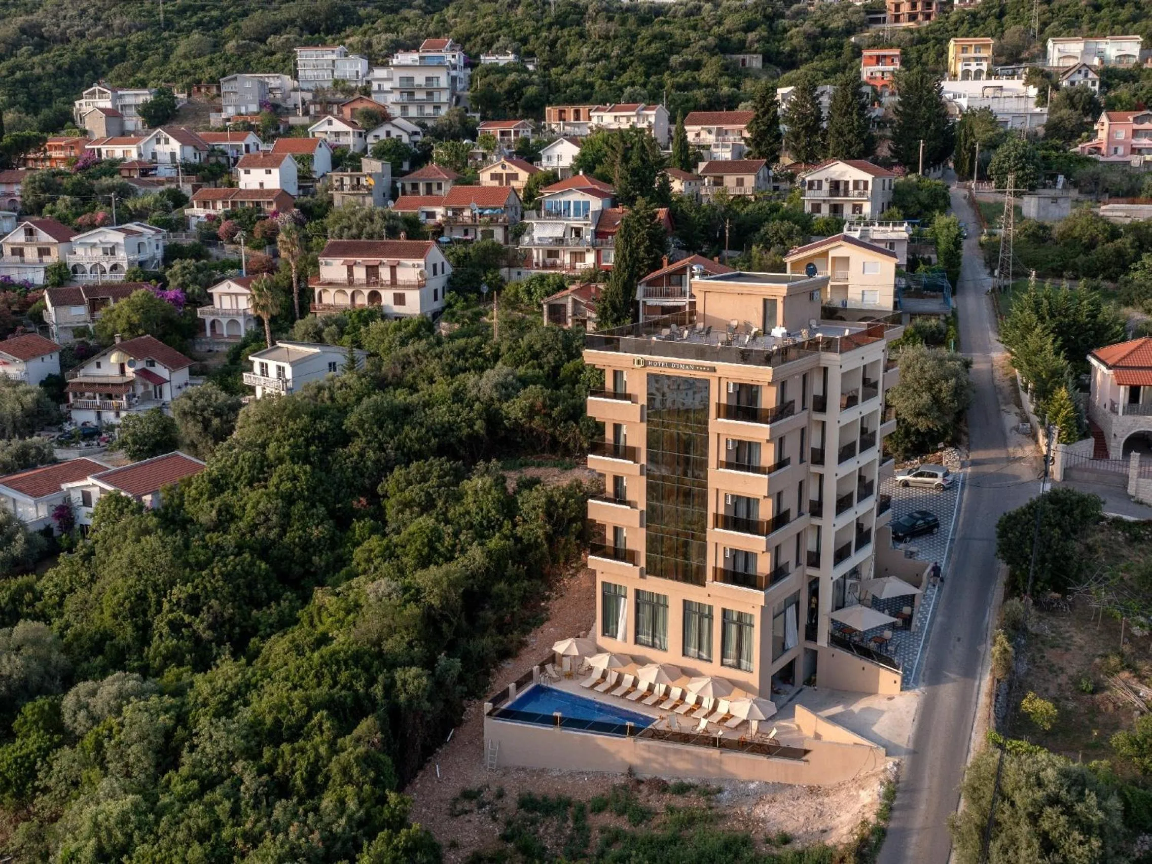 Property building in Hotel Diman