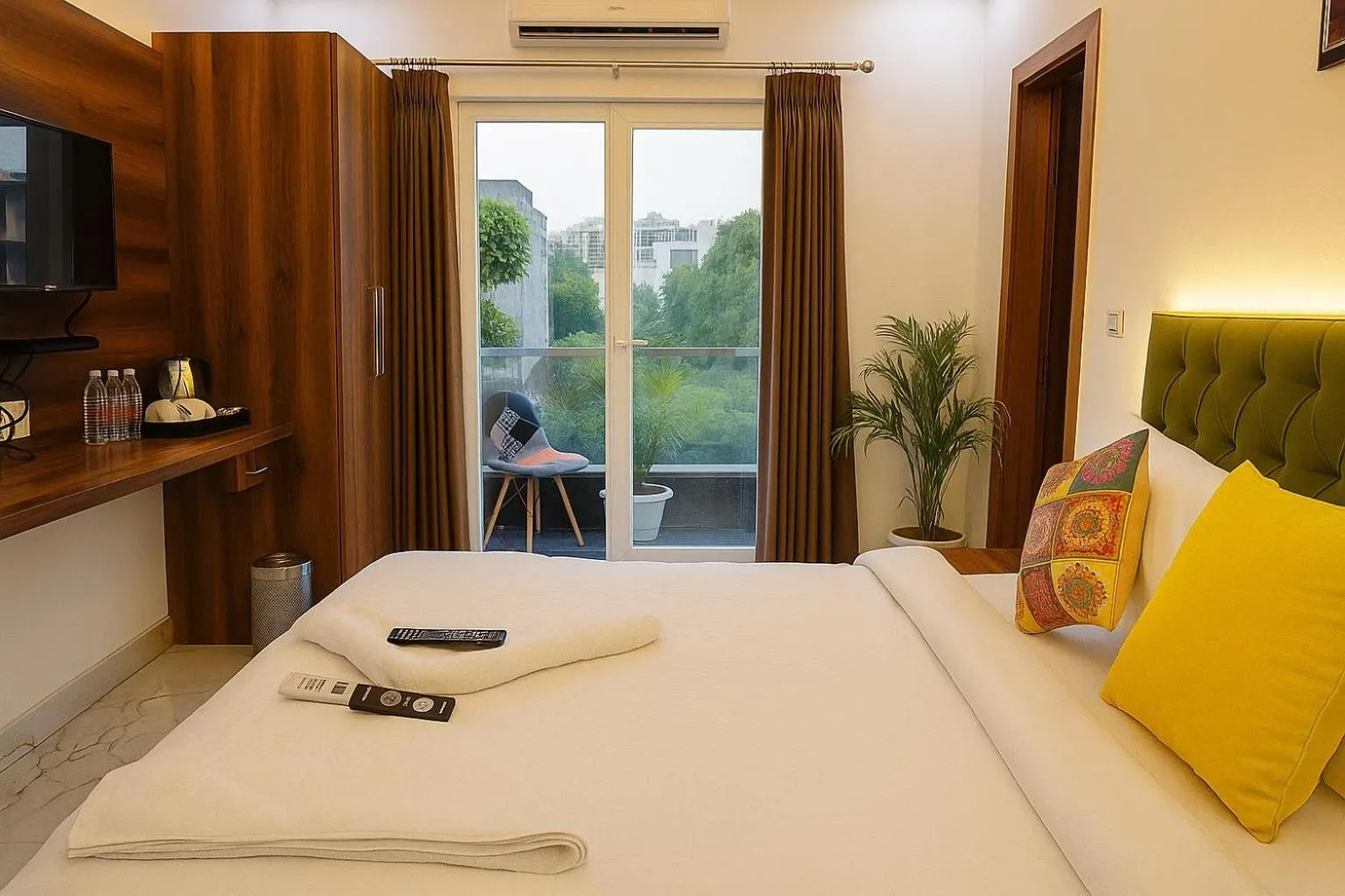 Bed in The Grove Hotels by Opulent Inn