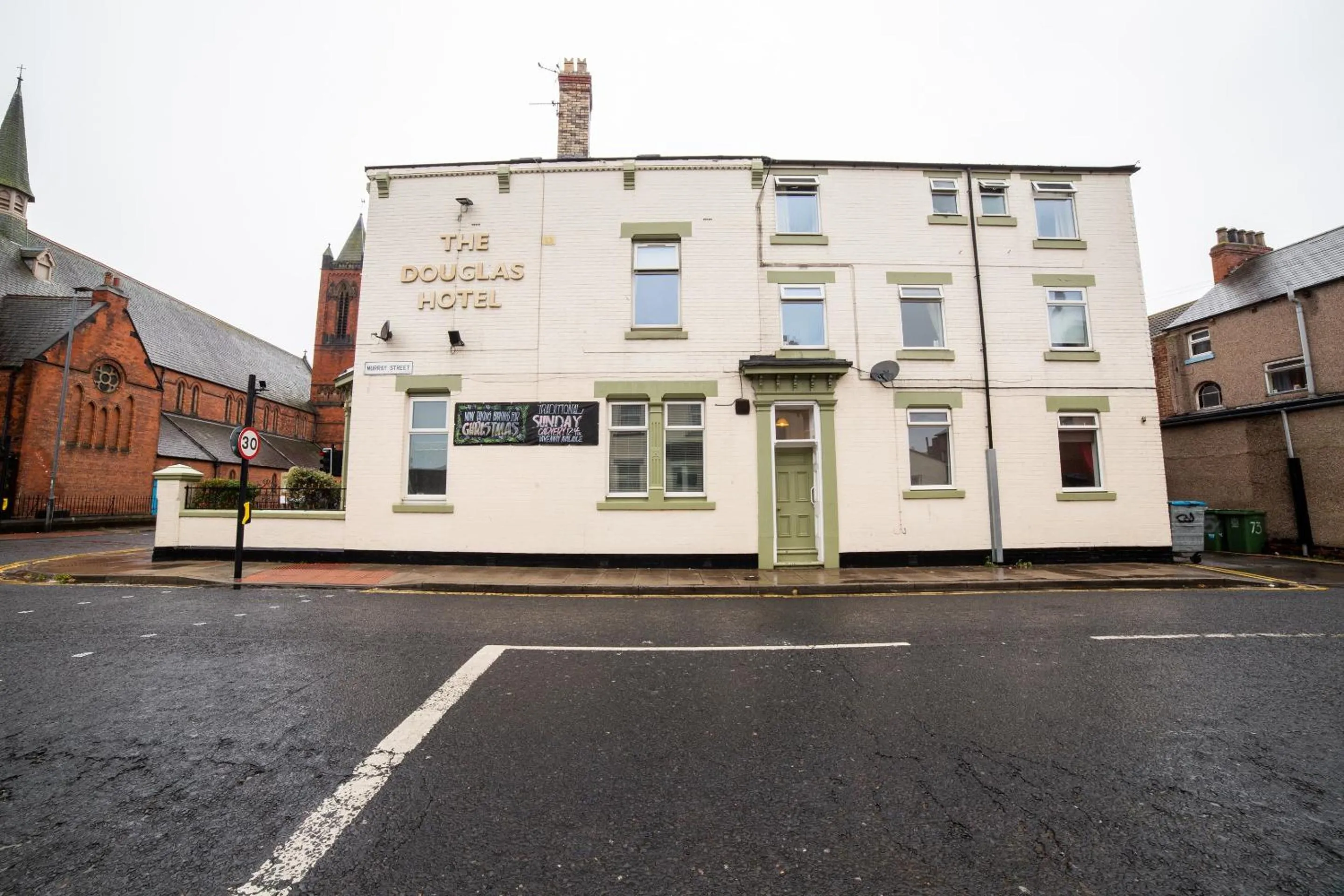 Facade/entrance in The Douglas Hotel