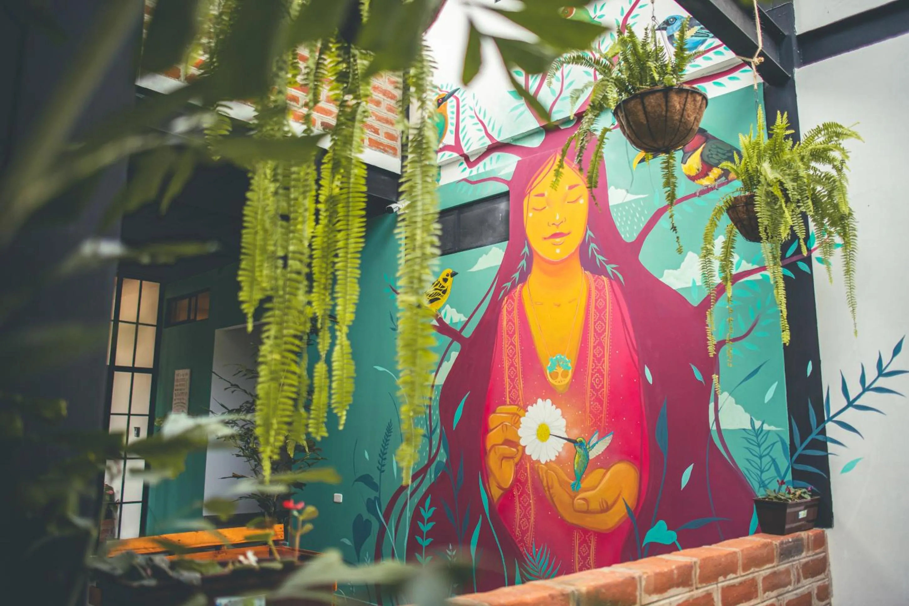 Patio in Margarit Boutique Hotel