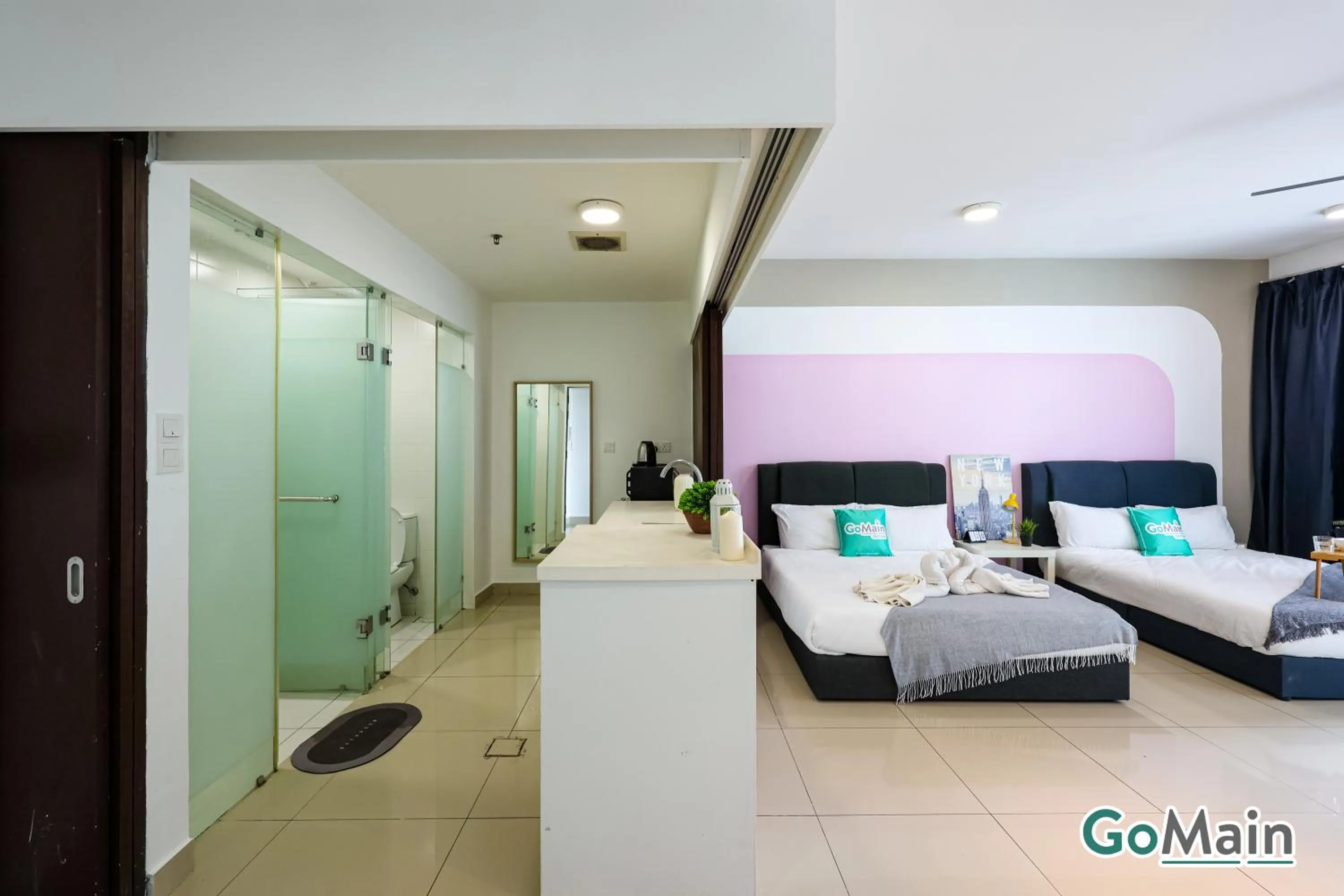 Bed in Trefoil Setia Alam by GO-MAIN - Next to Mall & SCCC