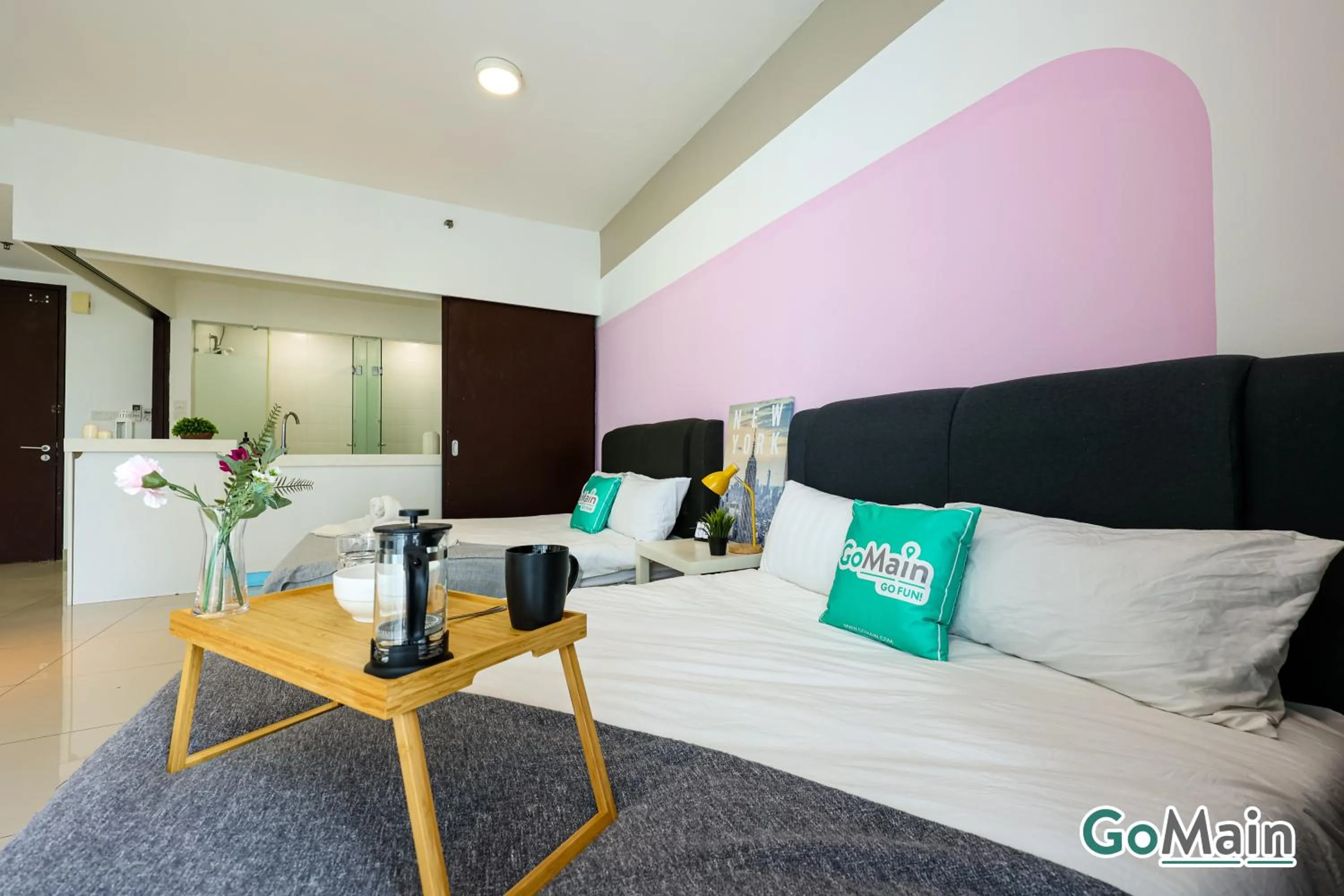 Bed in Trefoil Setia Alam by GO-MAIN - Next to Mall & SCCC