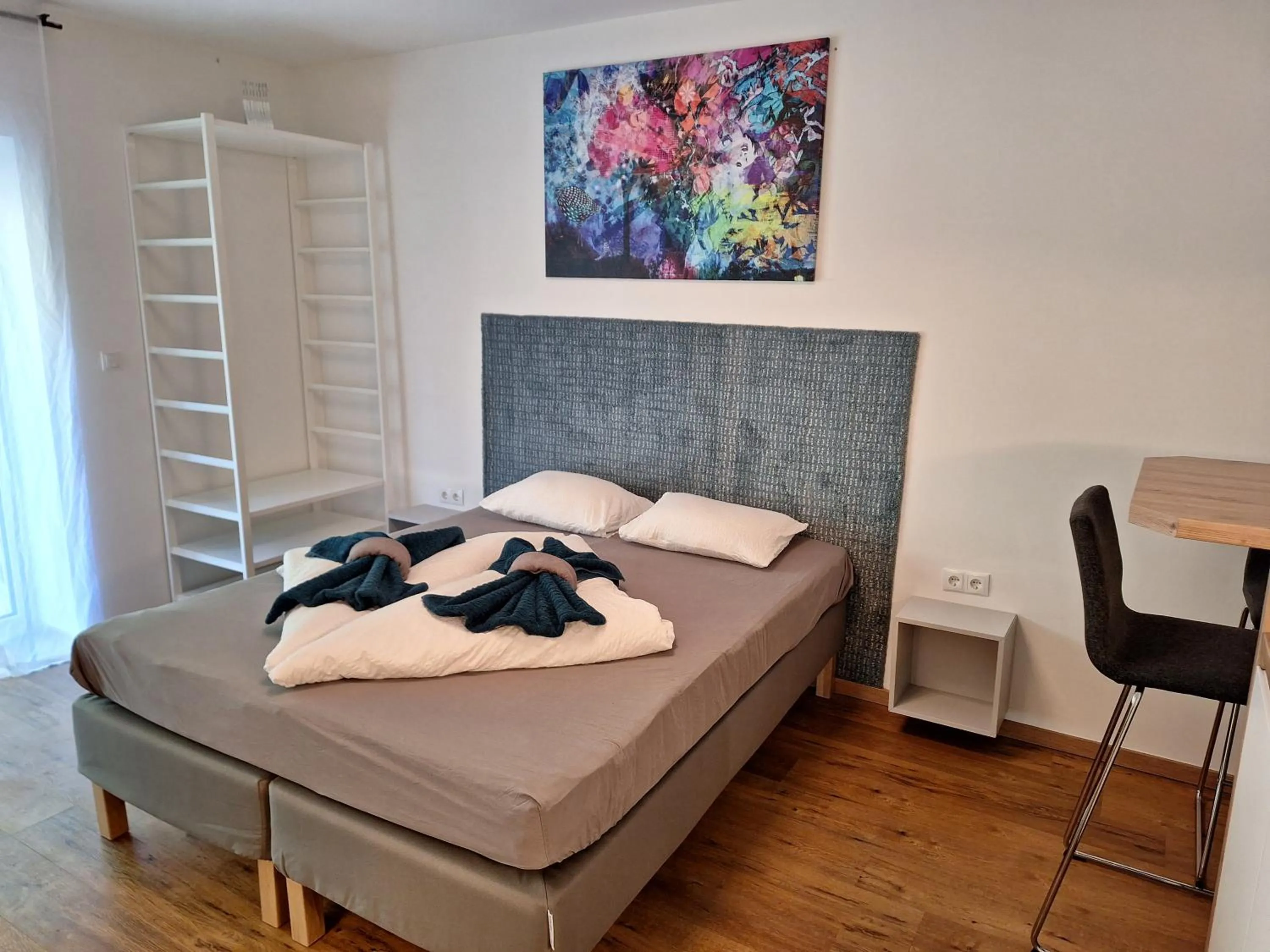 Bed in Flataid Gästehaus Graschi - Steinbergstraße