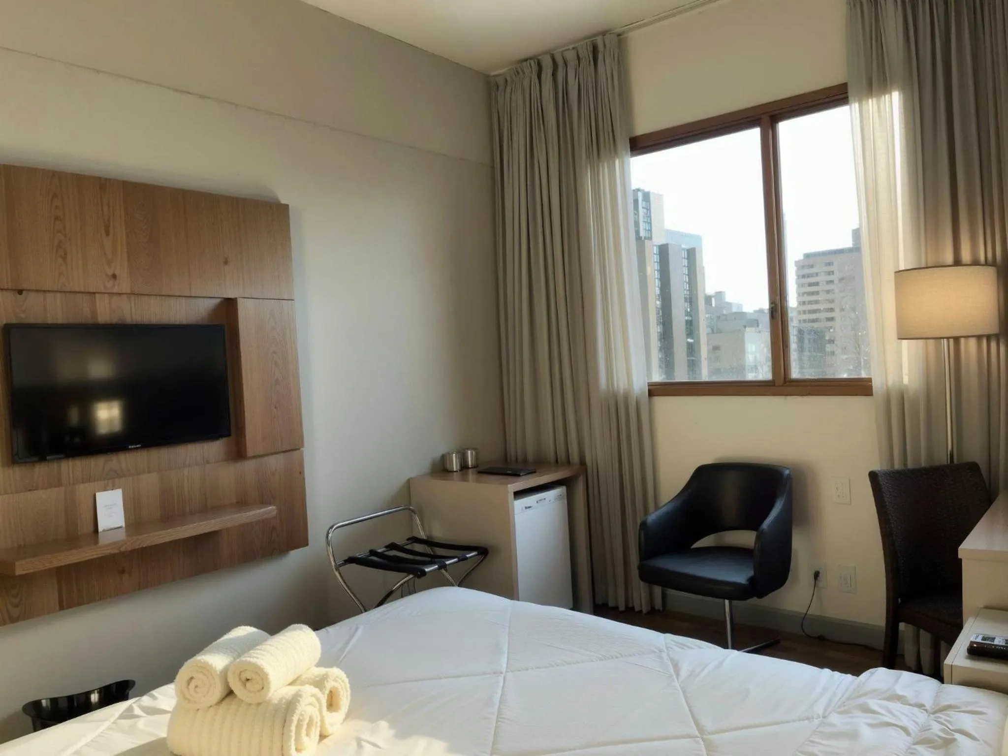 Photo of the whole room, Bed in Hotel Vivenzo Savassi Belo Horizonte