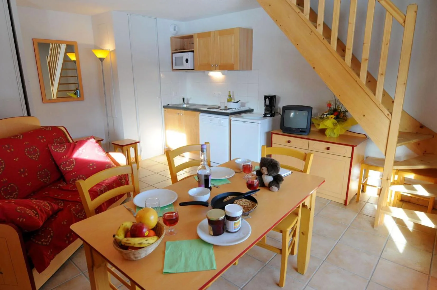 Kitchen or kitchenette in Résidence Goélia Les Flocons d'Argent