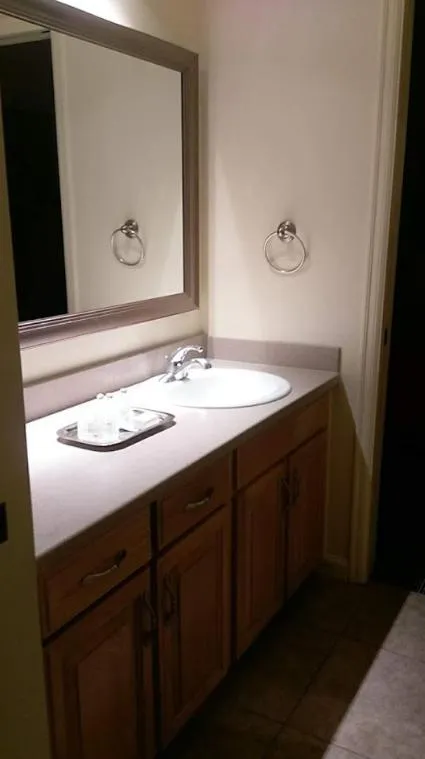 Bathroom in GetAways at the Lodge at Kingsbury Crossing