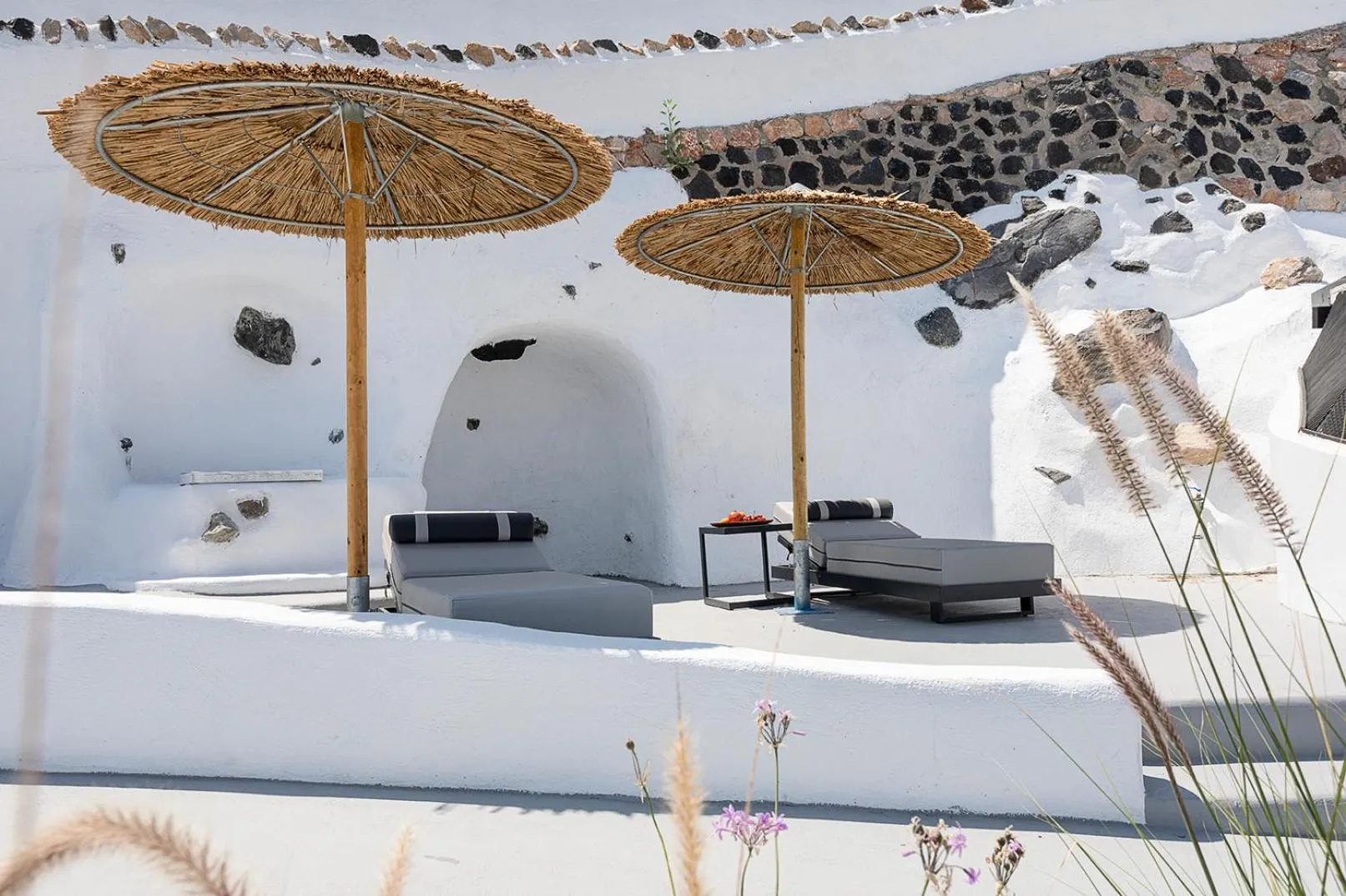 Patio in Rafael' s Mediteranian Cave Suites