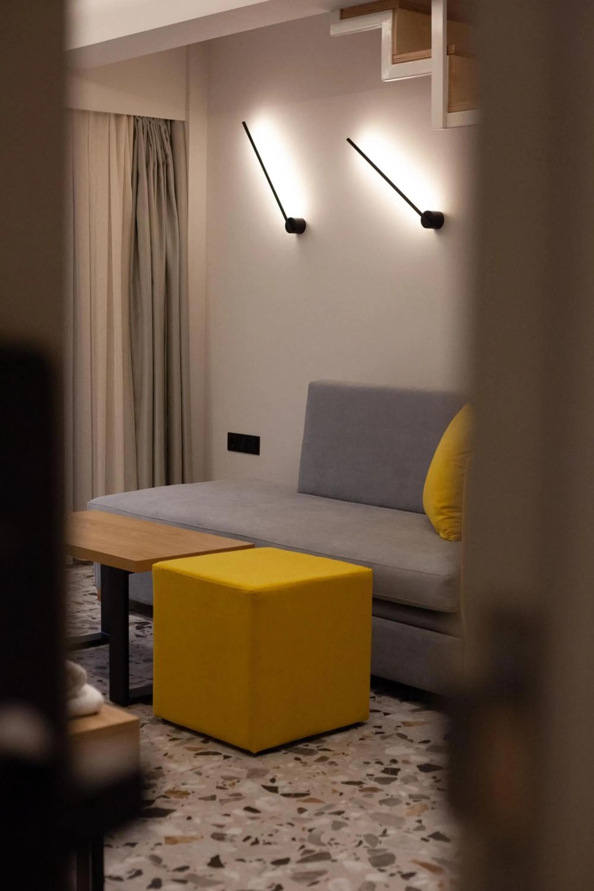 Living room in NERO SEASCAPE SUITES