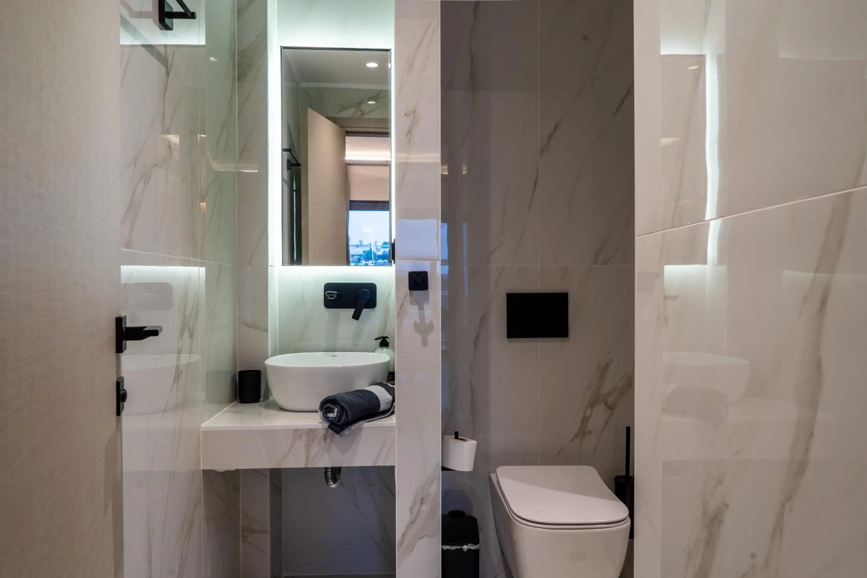 Bathroom in NERO SEASCAPE SUITES