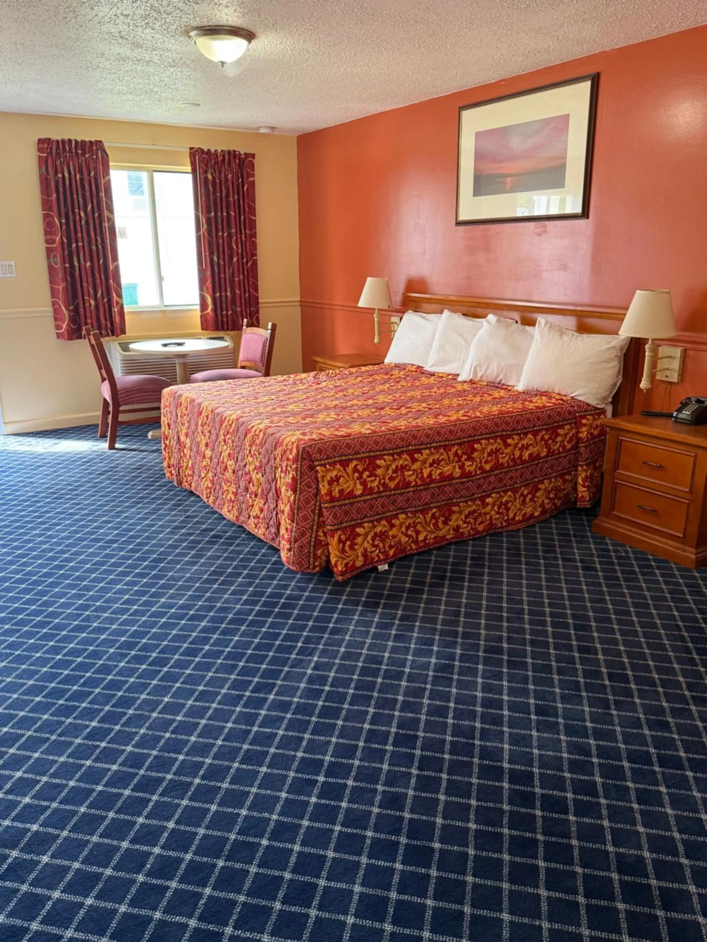 Bed in American Star Inn & Suites Atlantic City