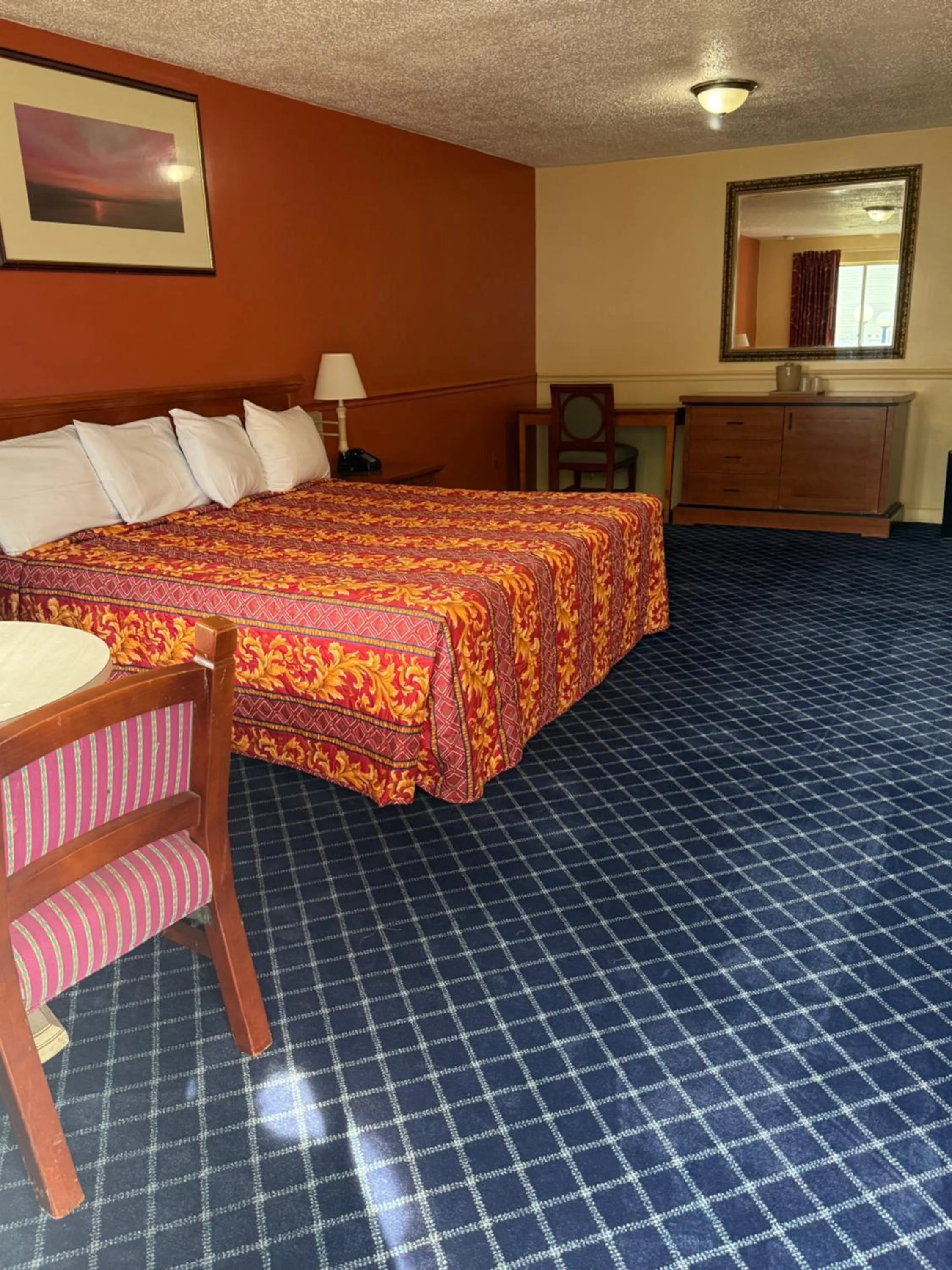 Bed in American Star Inn & Suites Atlantic City